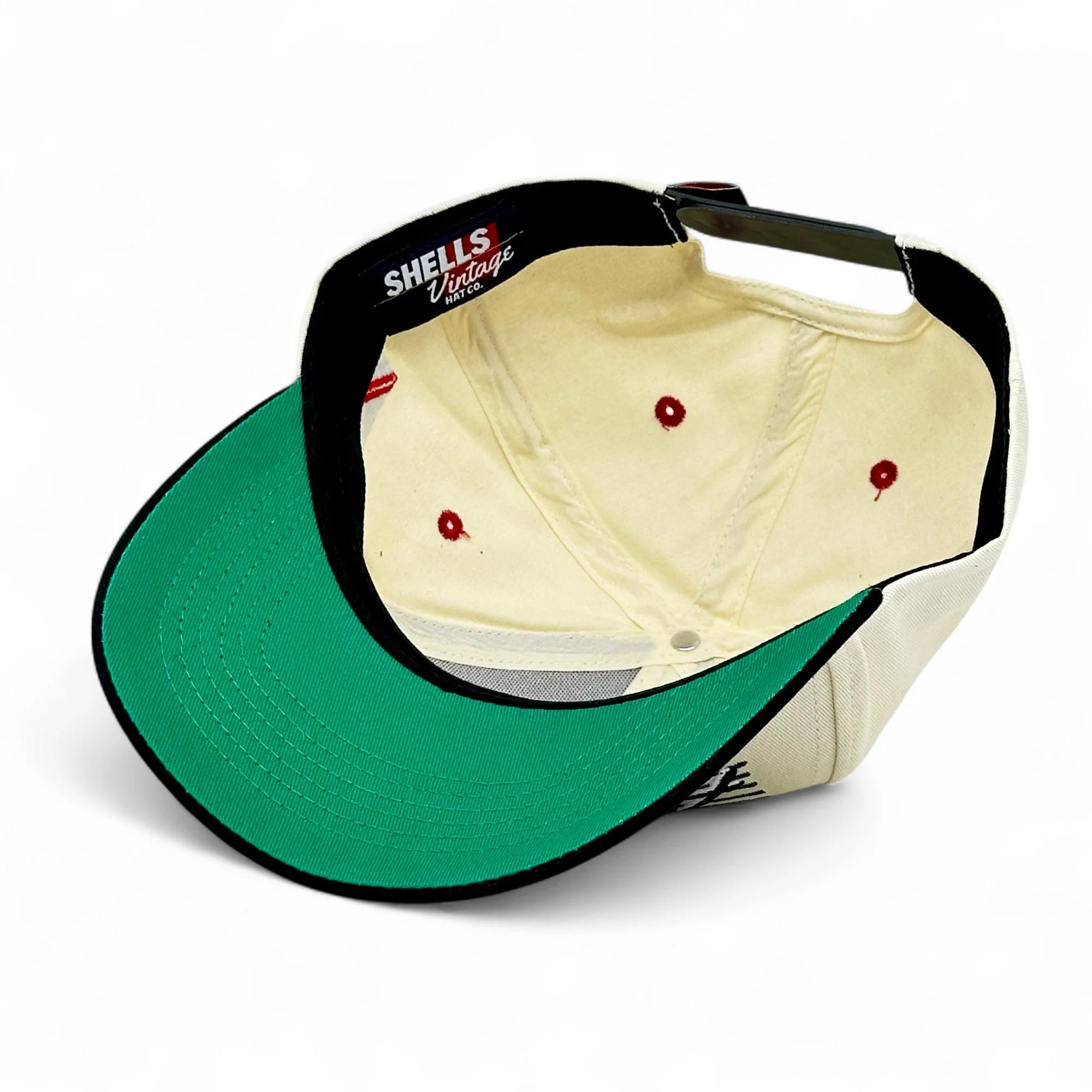 Alabama Snapback - The Bryant-Denny (Cream/Black) - Image 8