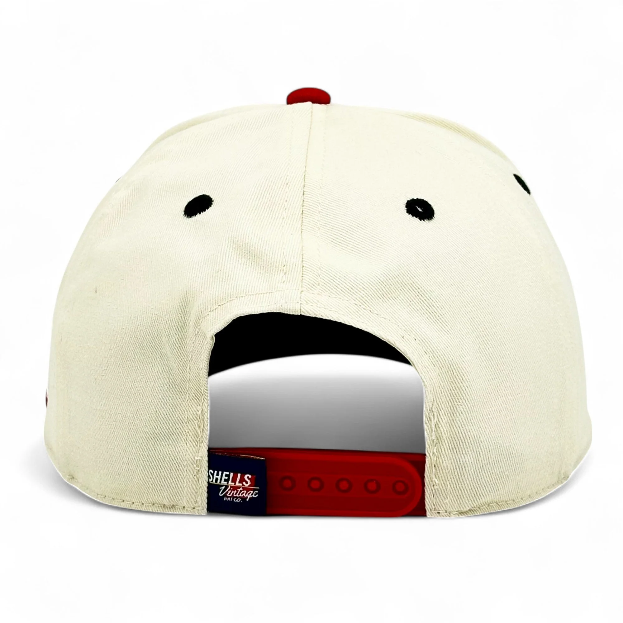 Alabama Snapback - The Bryant-Denny (Cream/Red) - Image 7