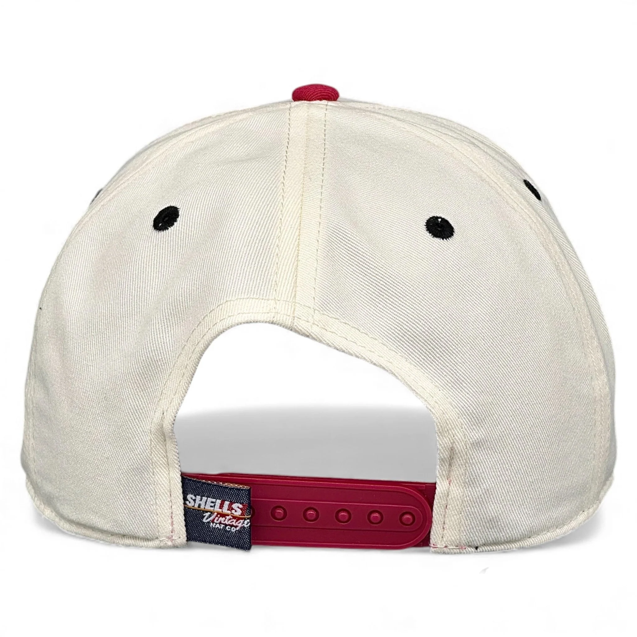 Arkansas Snapback - The Daly (Cream/Red) - Image 7