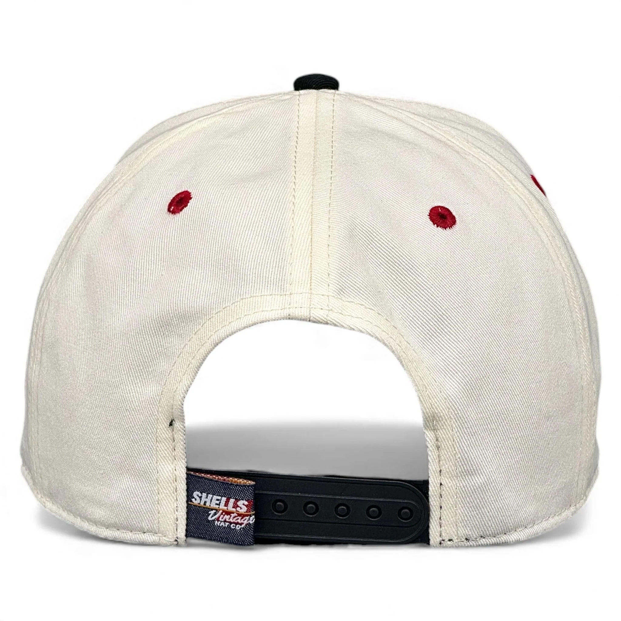 Arkansas Snapback - The Daly (Cream/Black) - Image 7