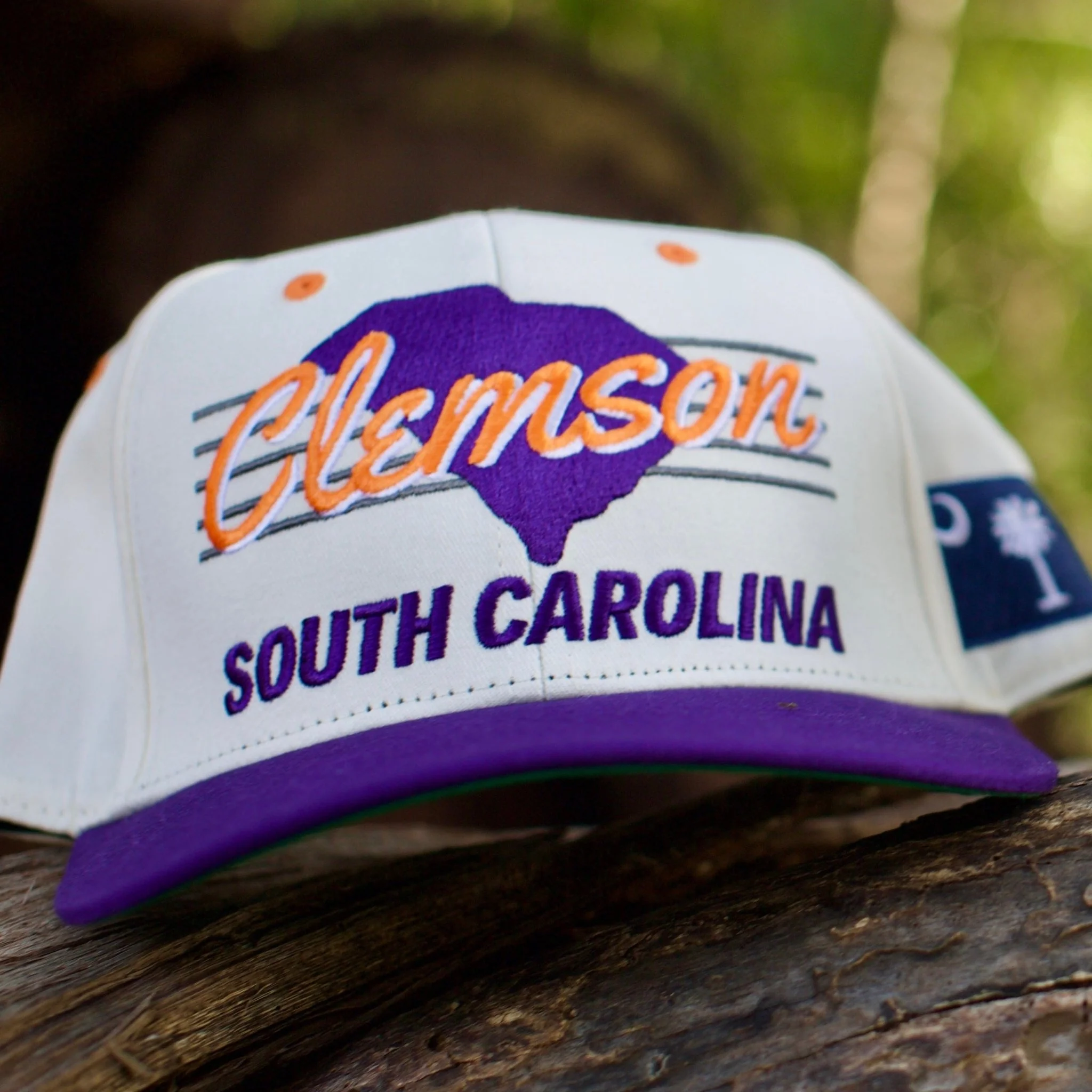 Clemson Snapback - The Dabo (Cream/Purple) - Image 4
