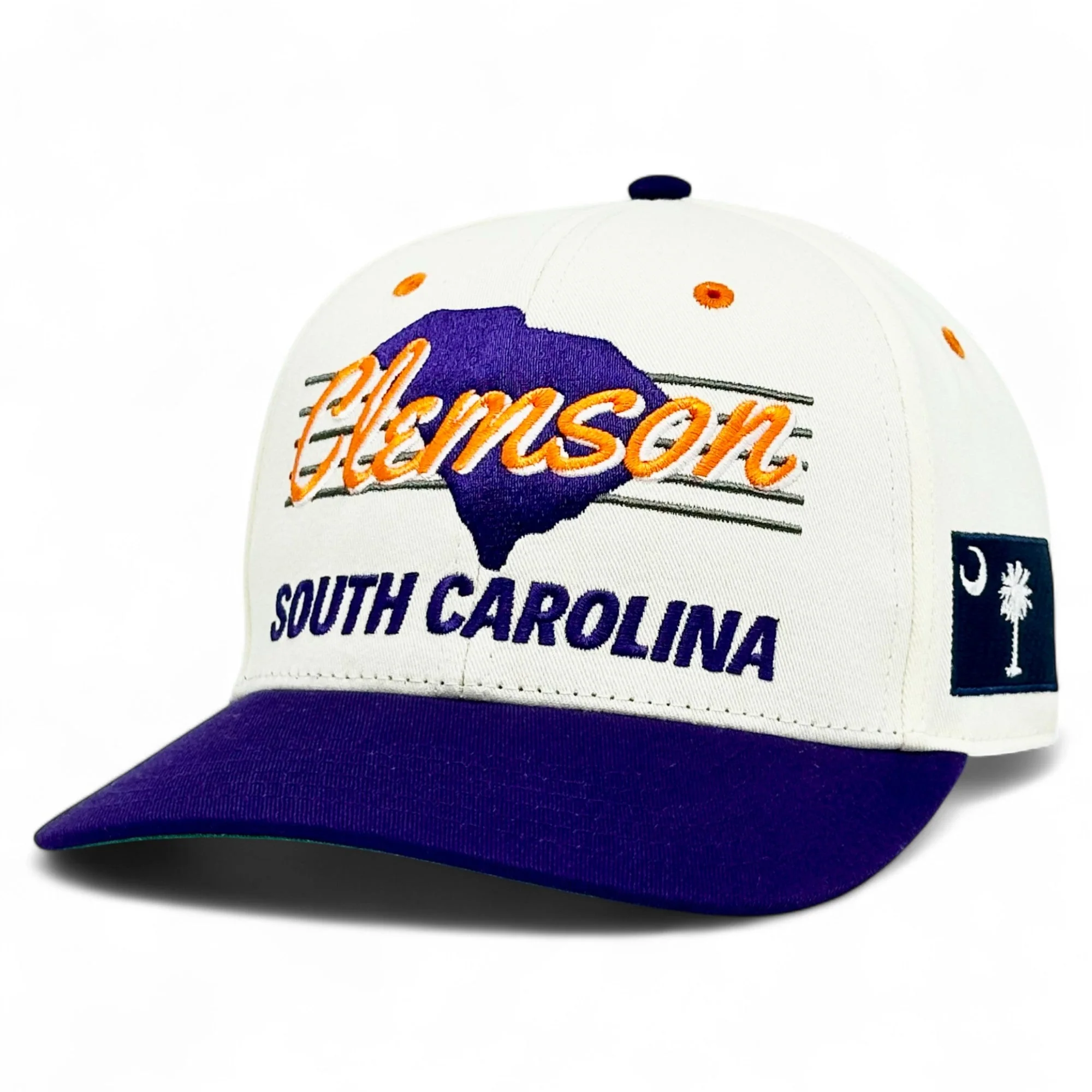 Clemson Snapback - The Dabo (Cream/Purple) - Image 5
