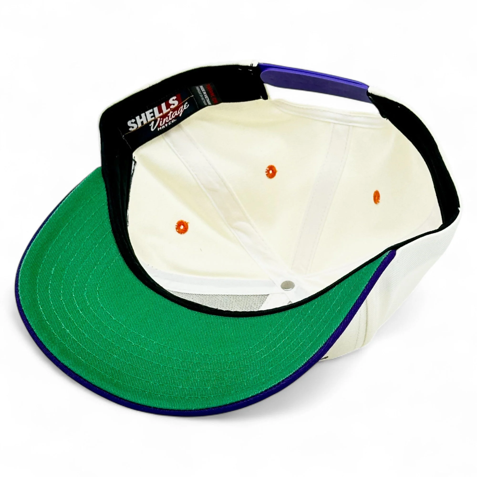 Clemson Snapback - The Dabo (Cream/Purple) - Image 8