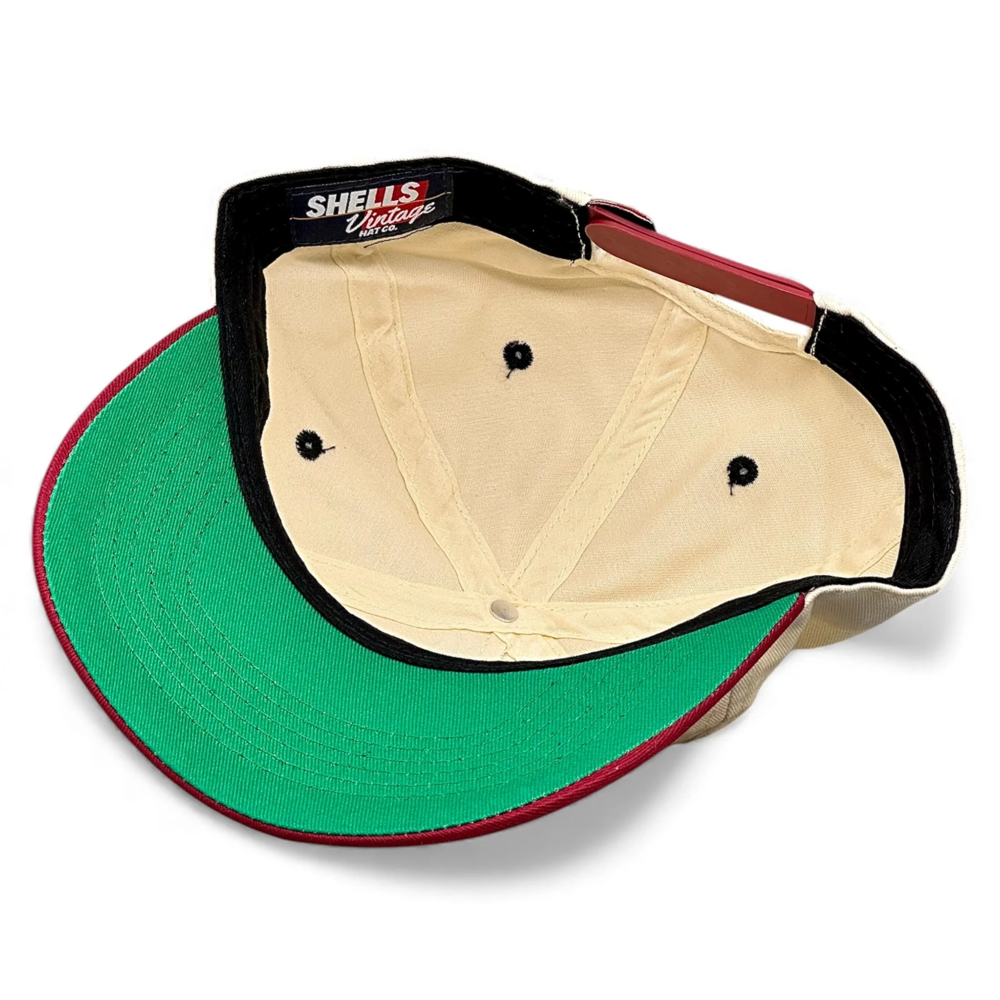 Cleveland Snapback - The Bron (Cream/Crimson) - Image 5