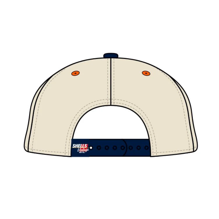 Denver Snapback - The Elway (Cream/Navy) - Image 3
