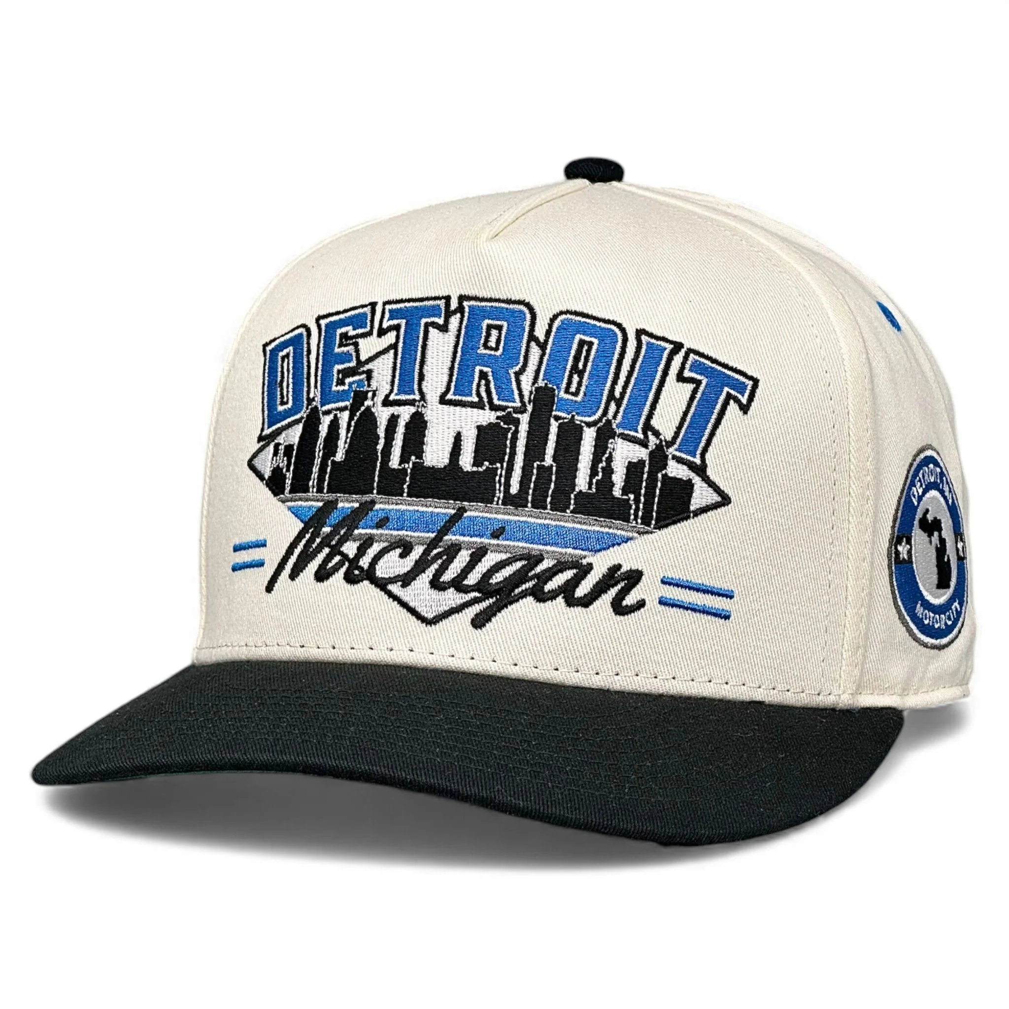 Detroit Snapback - The Sanders (Cream/Black) - Image 5
