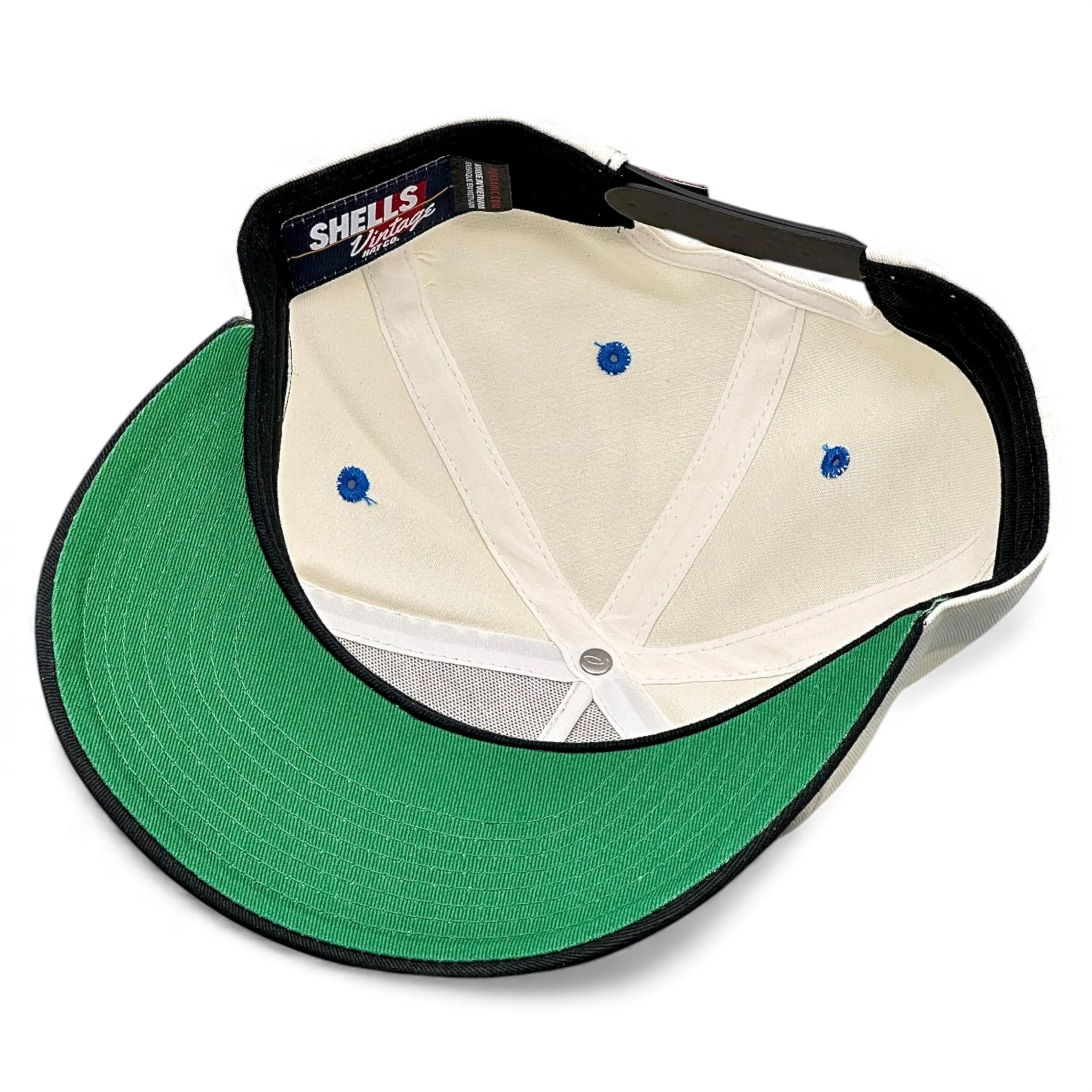 Detroit Snapback - The Sanders (Cream/Black) - Image 9