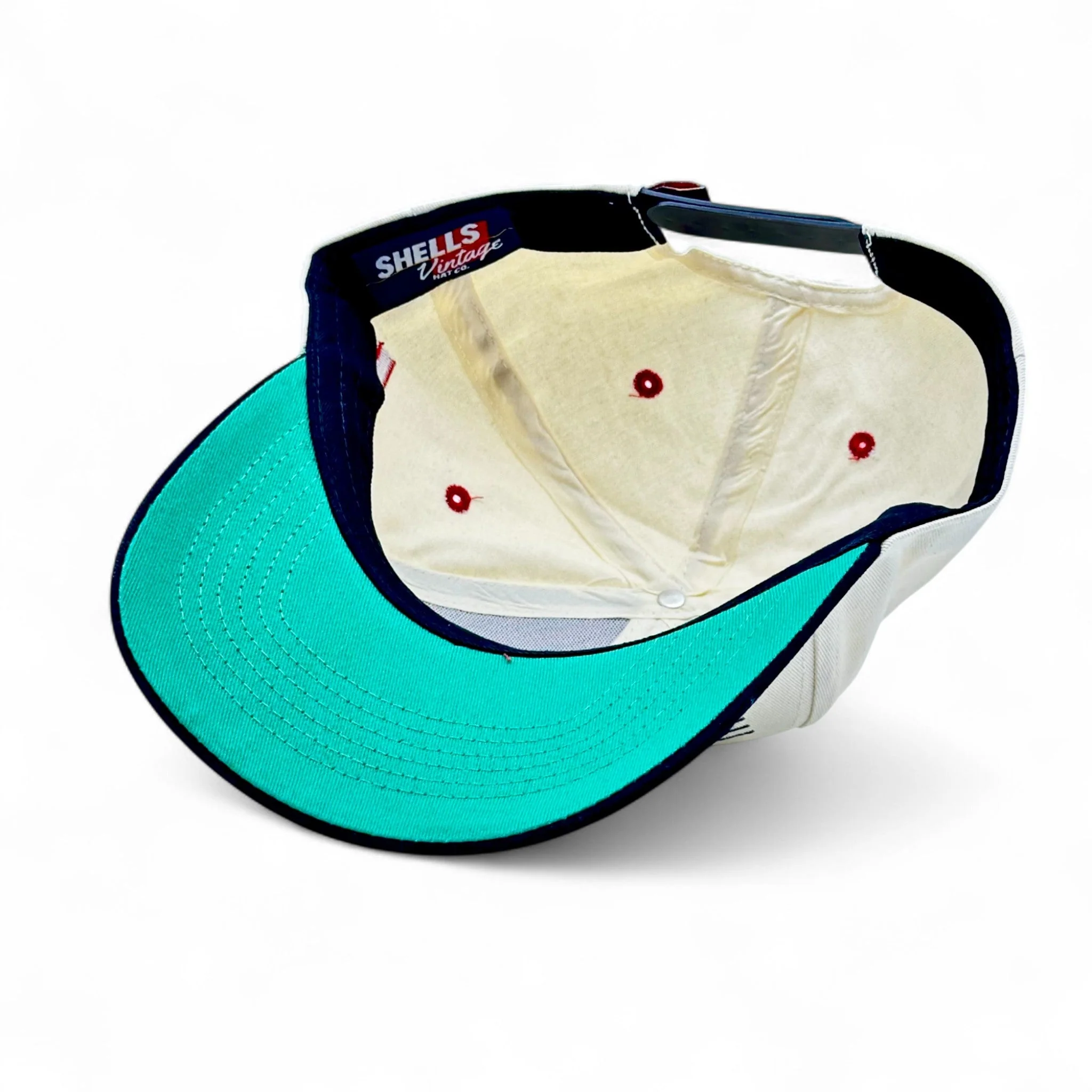 Georgia Snapback - The Sanford (Cream/Black) - Image 7
