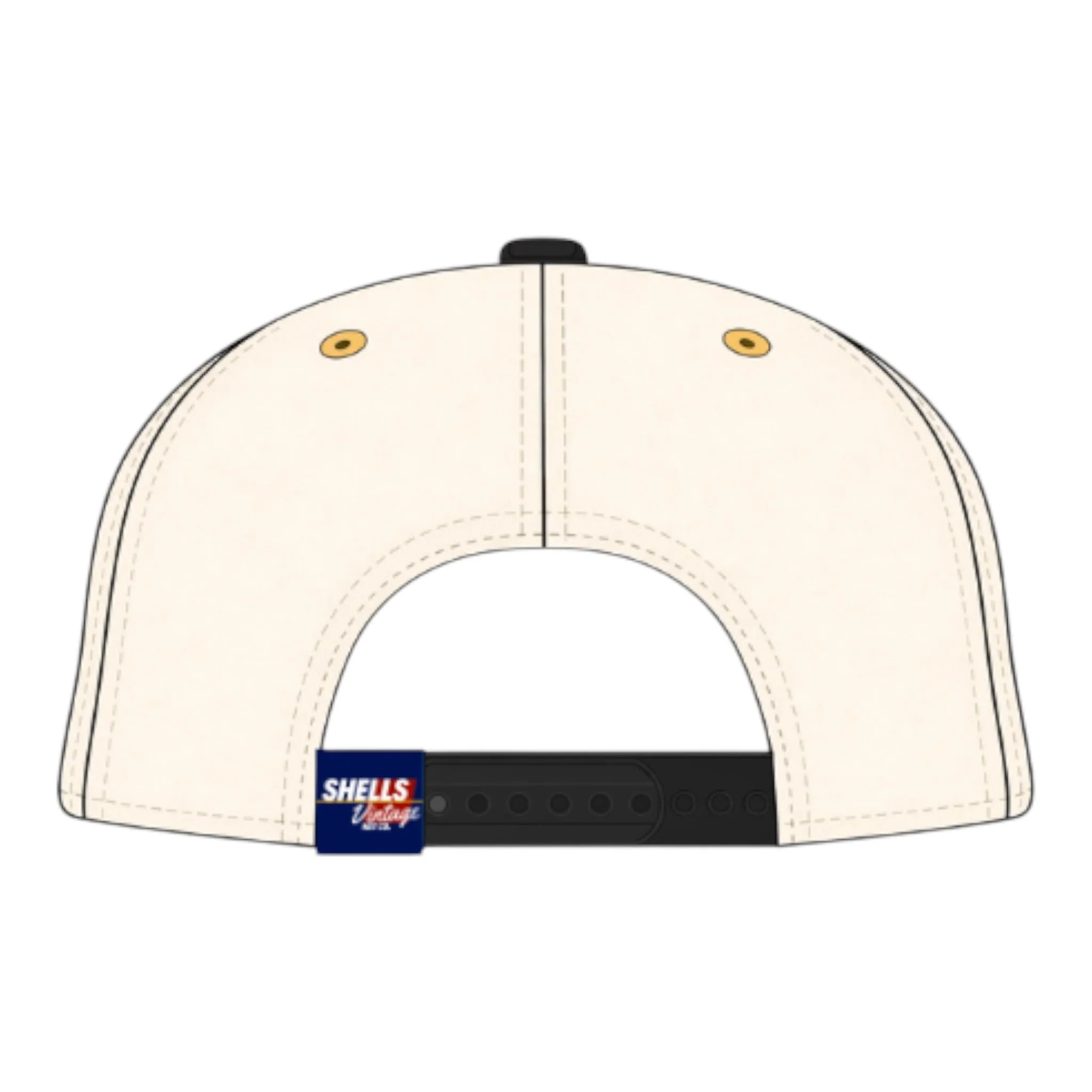 Green Bay Snapback - The Lambeau (Cream/Black) - Image 3