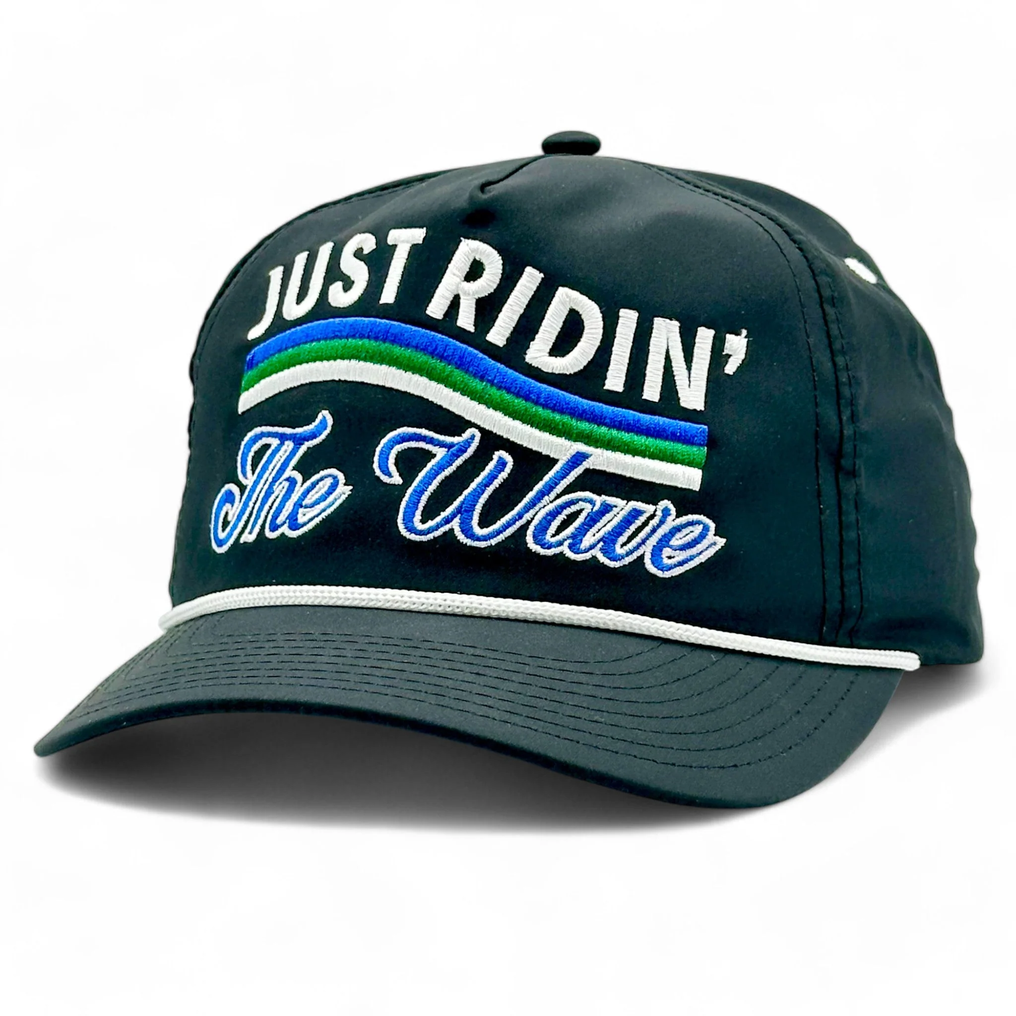 Just Ridin' The Wave Snapback - Image 4