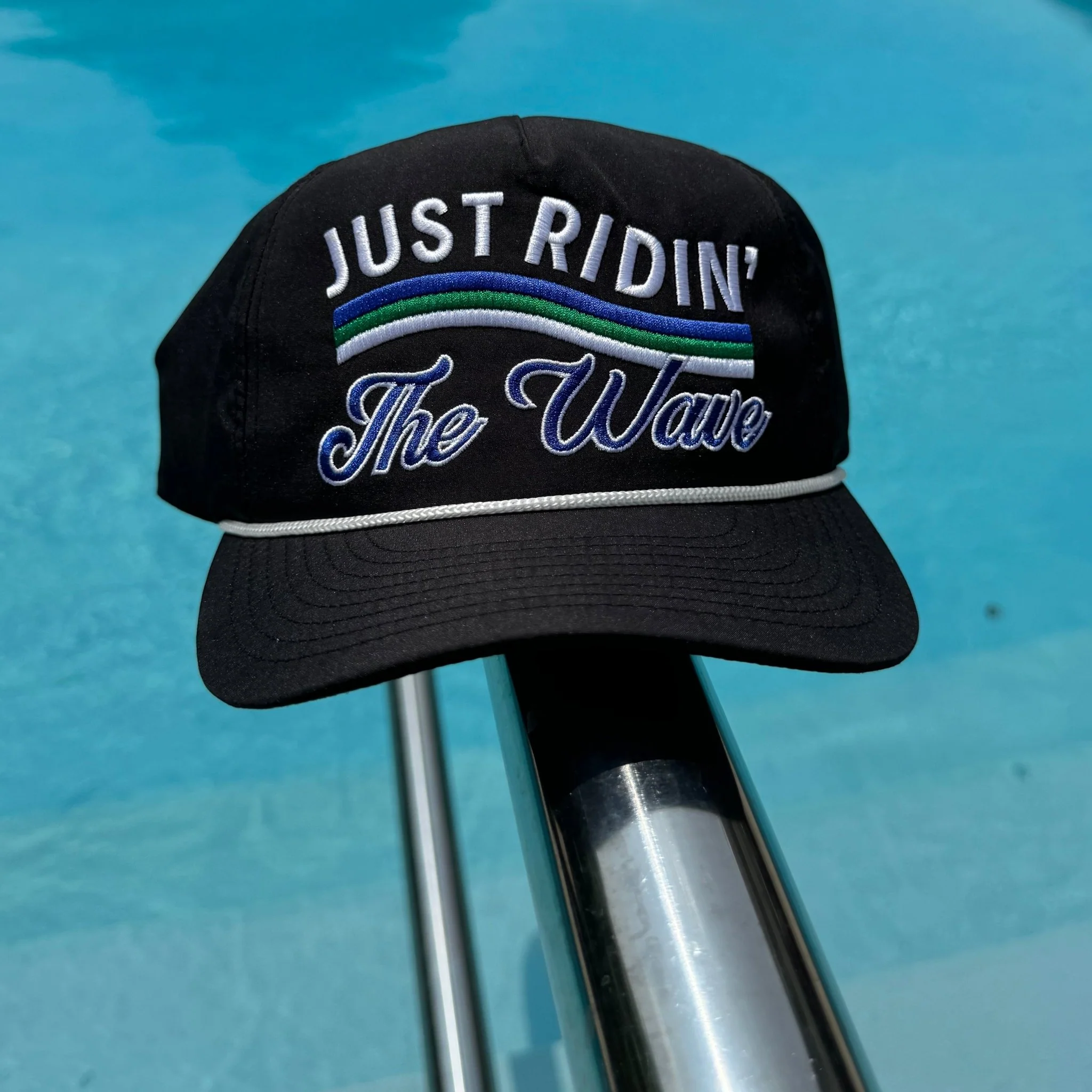 Just Ridin' The Wave Snapback - Image 5