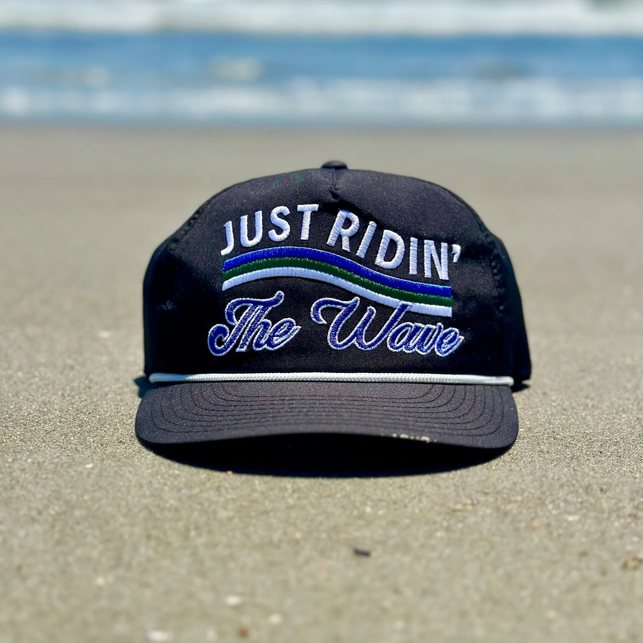 Just Ridin' The Wave Snapback - Image 6