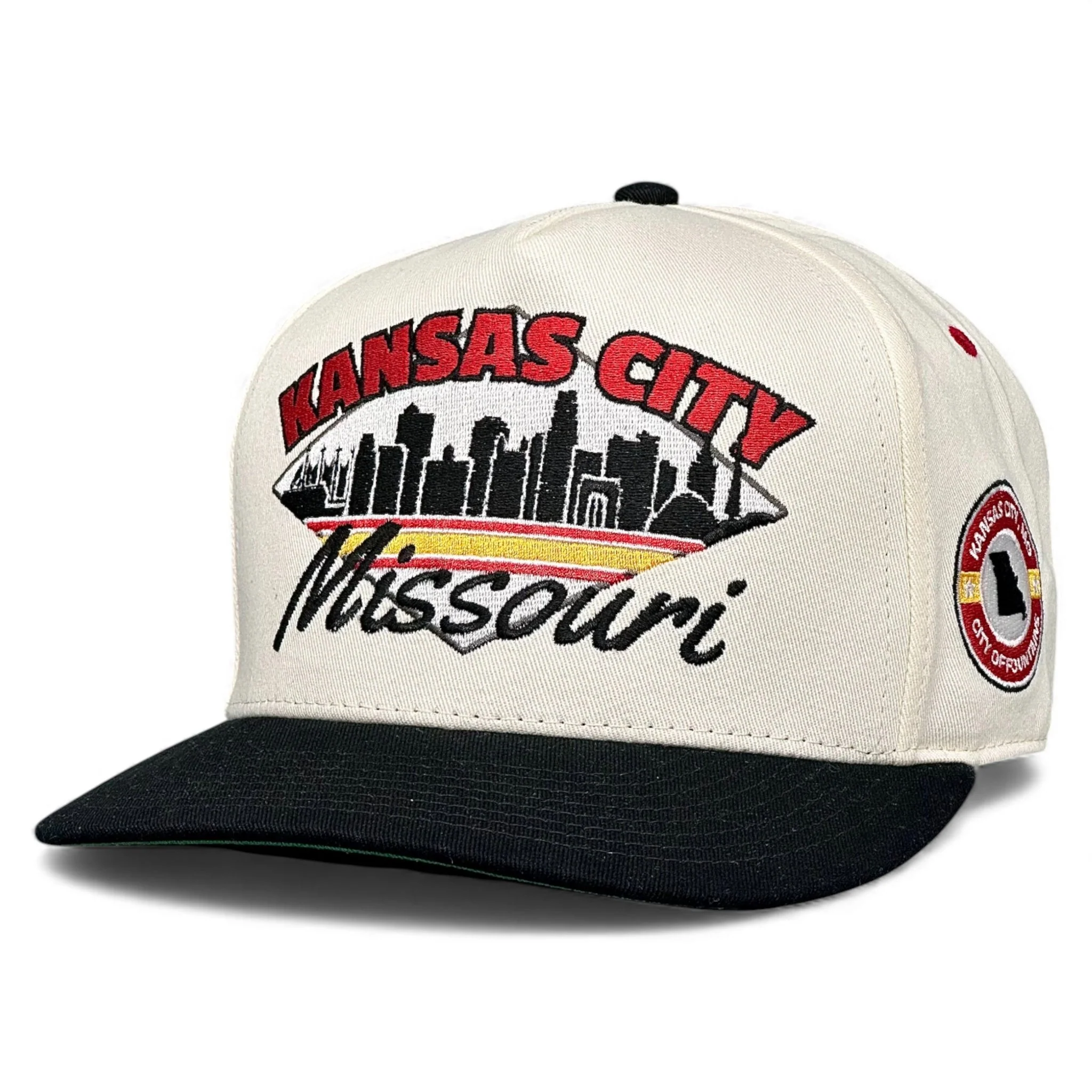 Kansas City Snapback - The Arrowhead (Cream/Black) - Image 5
