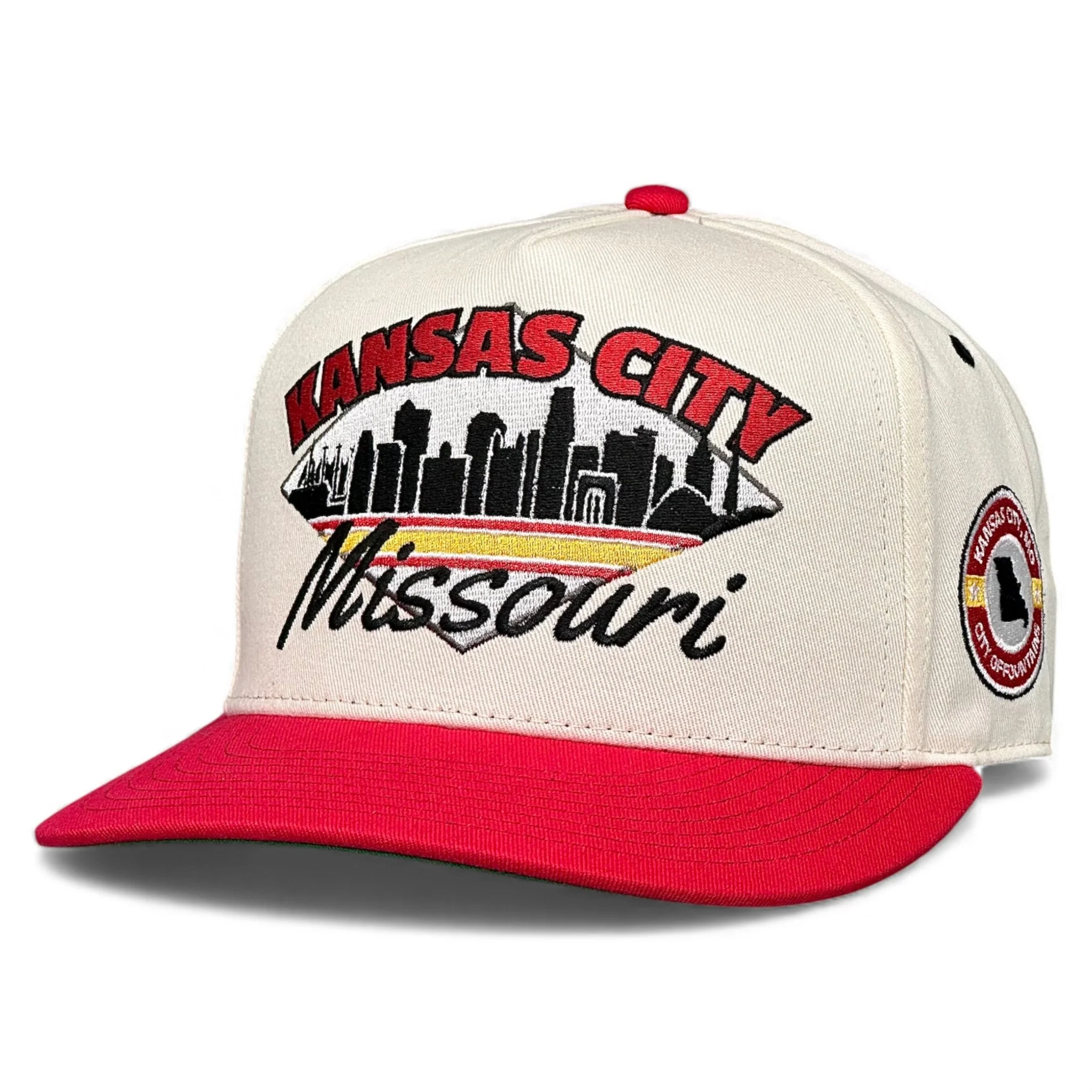 Kansas City Snapback - The Arrowhead (Cream/Red) - Image 5