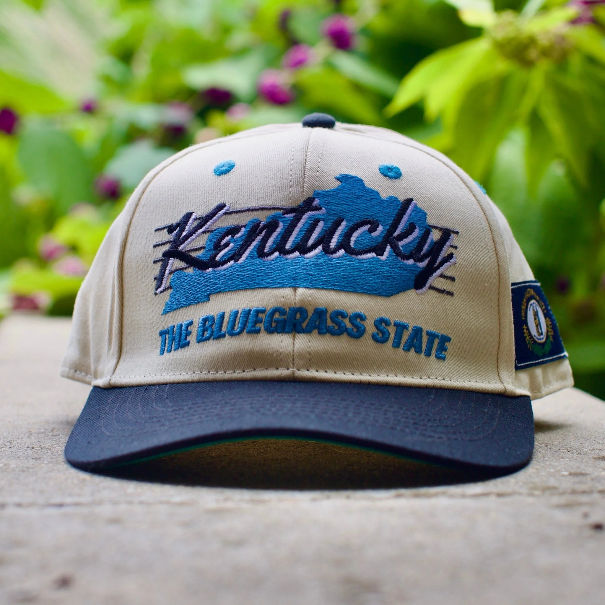 Kentucky Snapback - The Rupp (Cream/Black) - Image 6