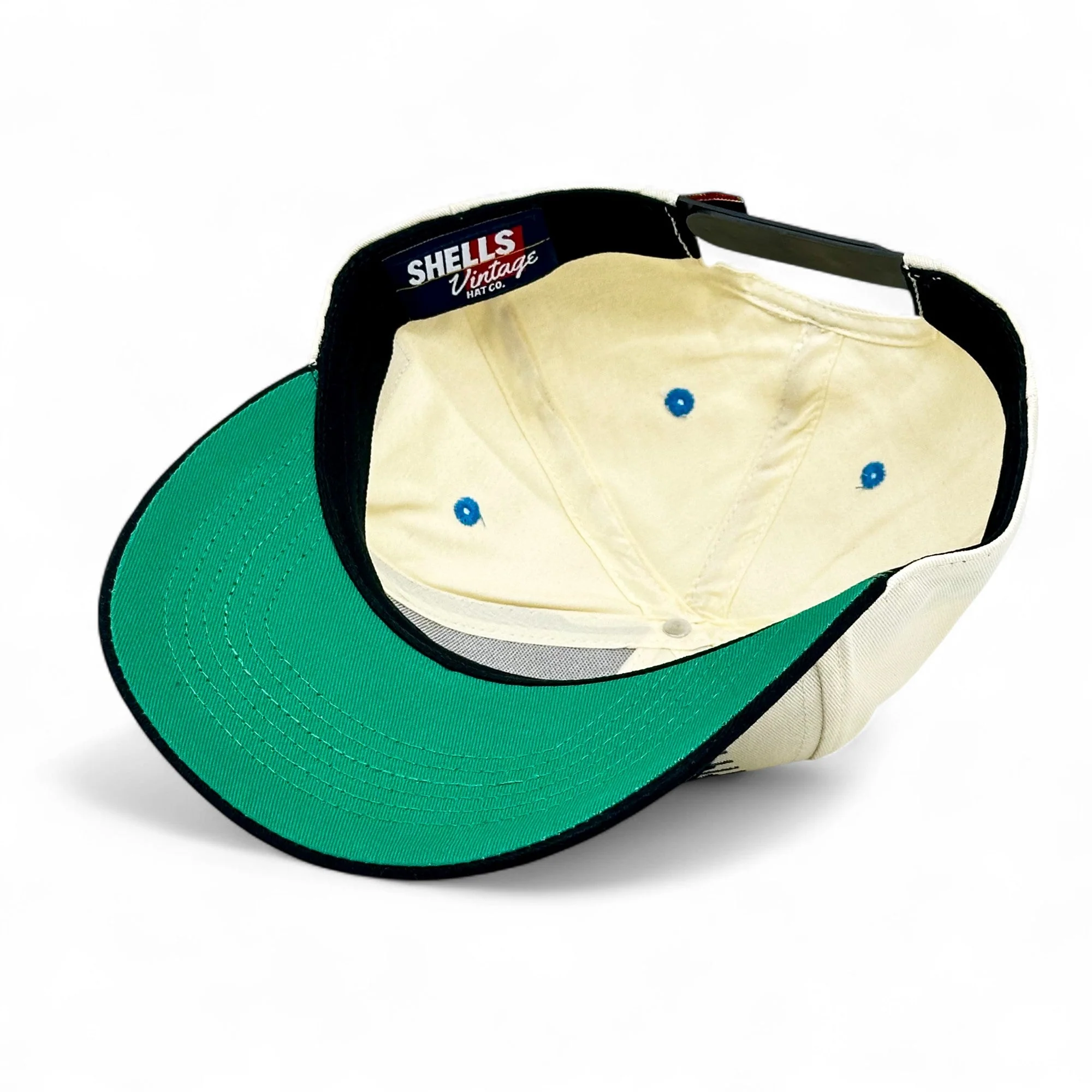 Kentucky Snapback - The Rupp (Cream/Black) - Image 8