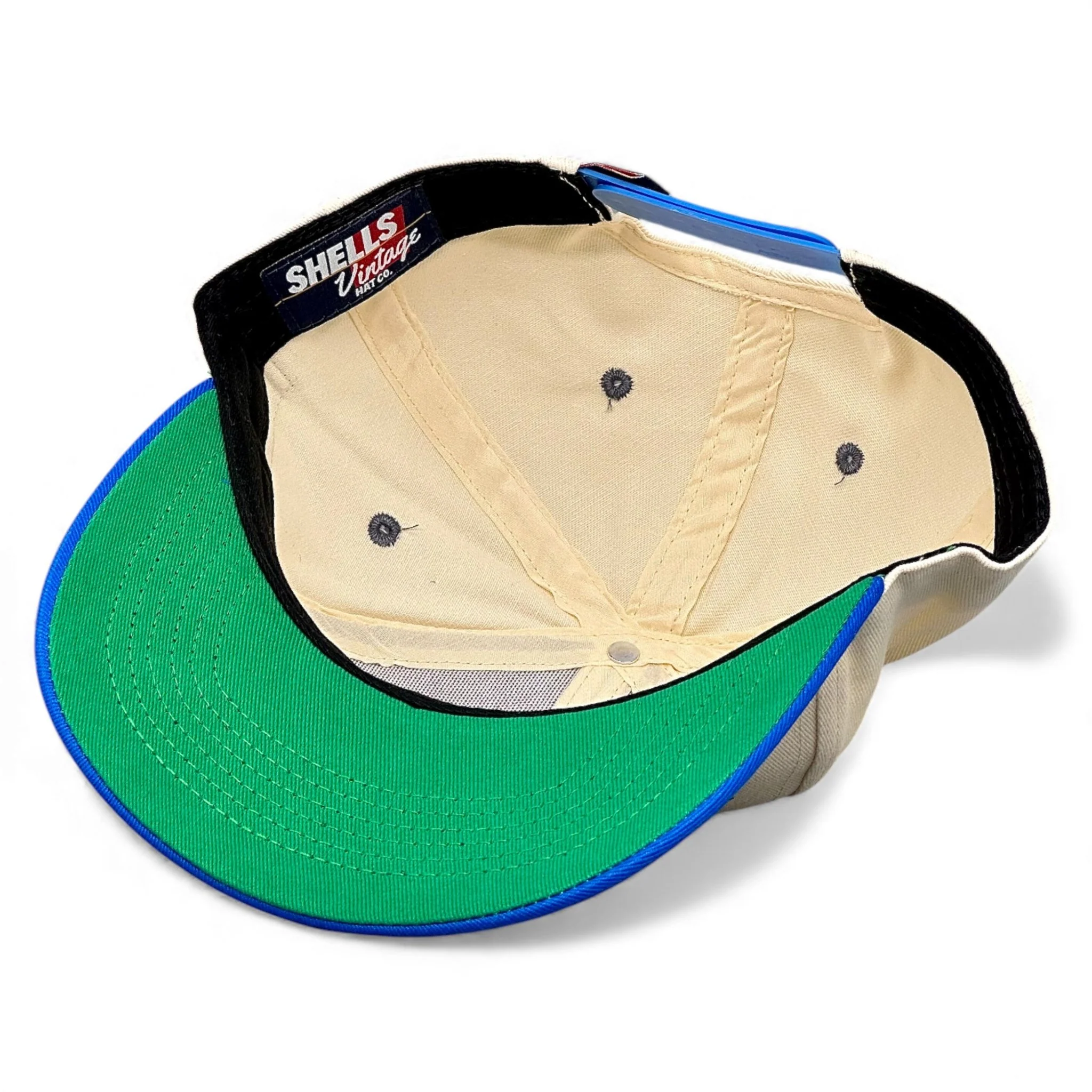 Kentucky Snapback - The Rupp (Cream/Blue) - Image 8