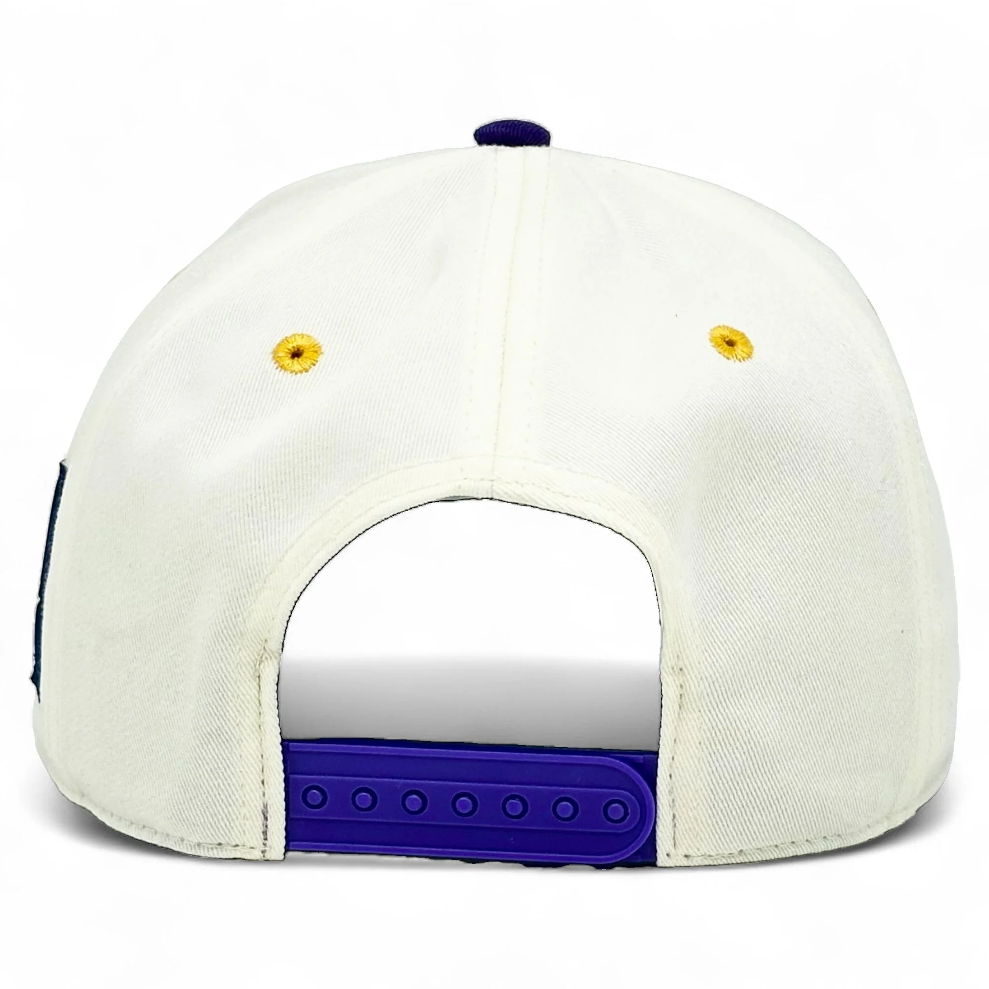 Louisiana Snapback - The Honey Badger (Cream/Purple) - Image 4