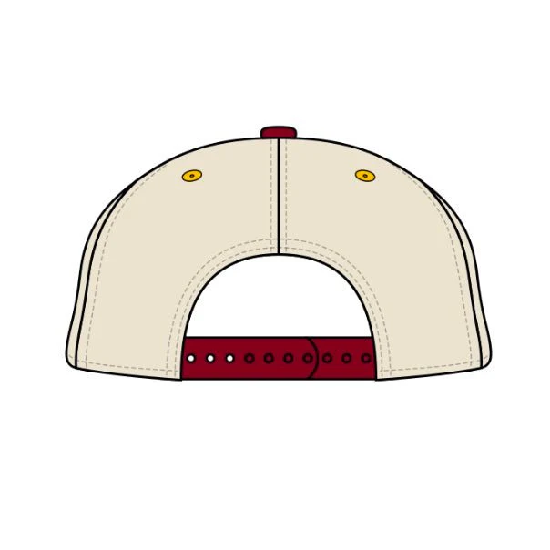 Minnesota Snapback - The Gopher (Cream/Crimson) - Image 3