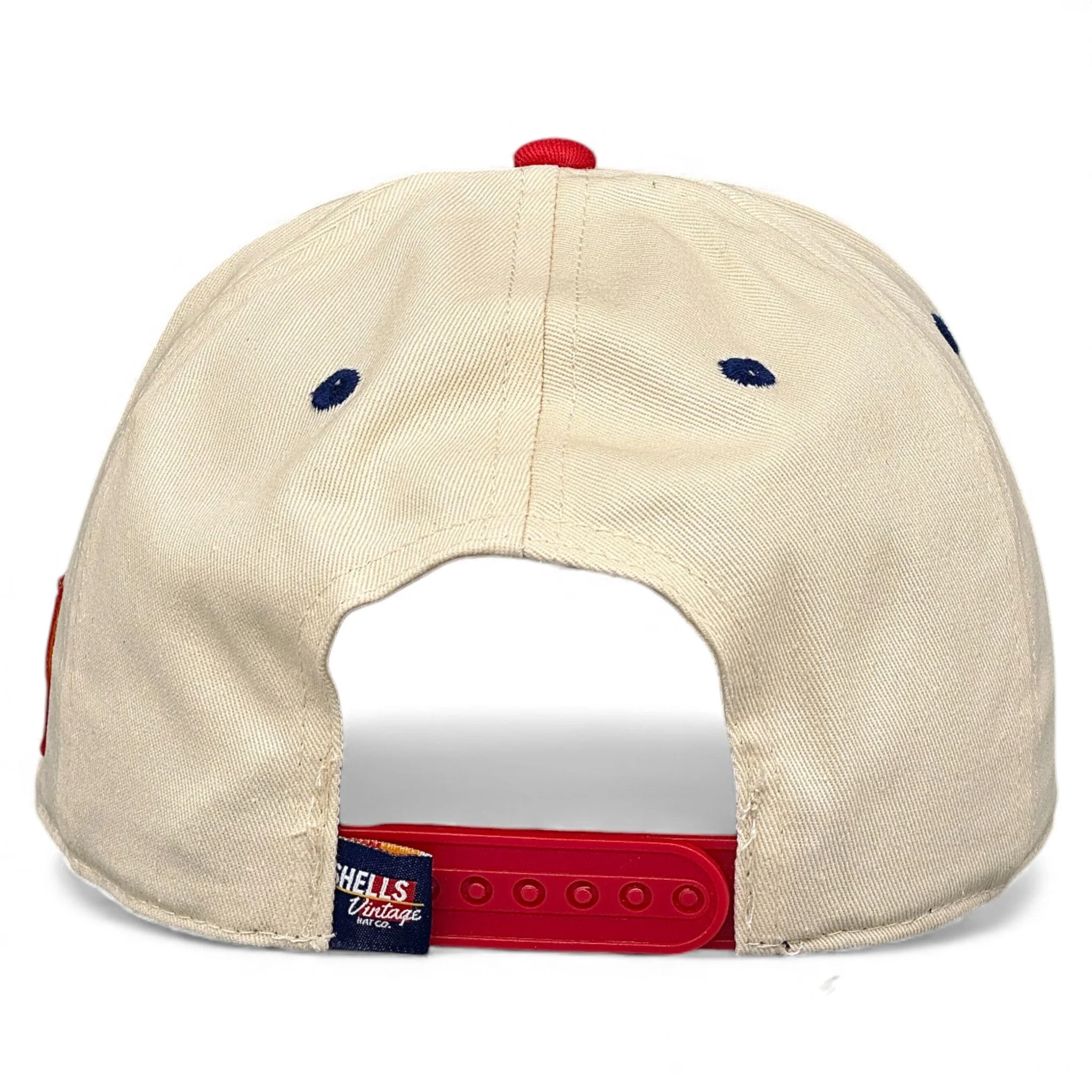 Mississippi Snapback - The Magnolia (Cream/Red) - Image 5