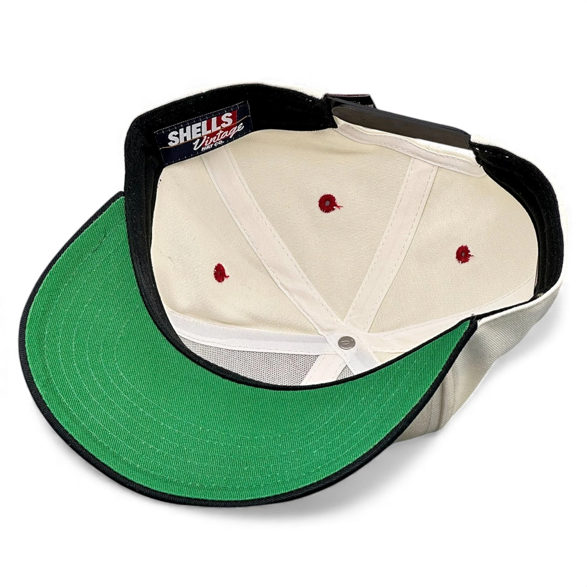 Nebraska Snapback - The Husker (Cream/Black) - Image 9