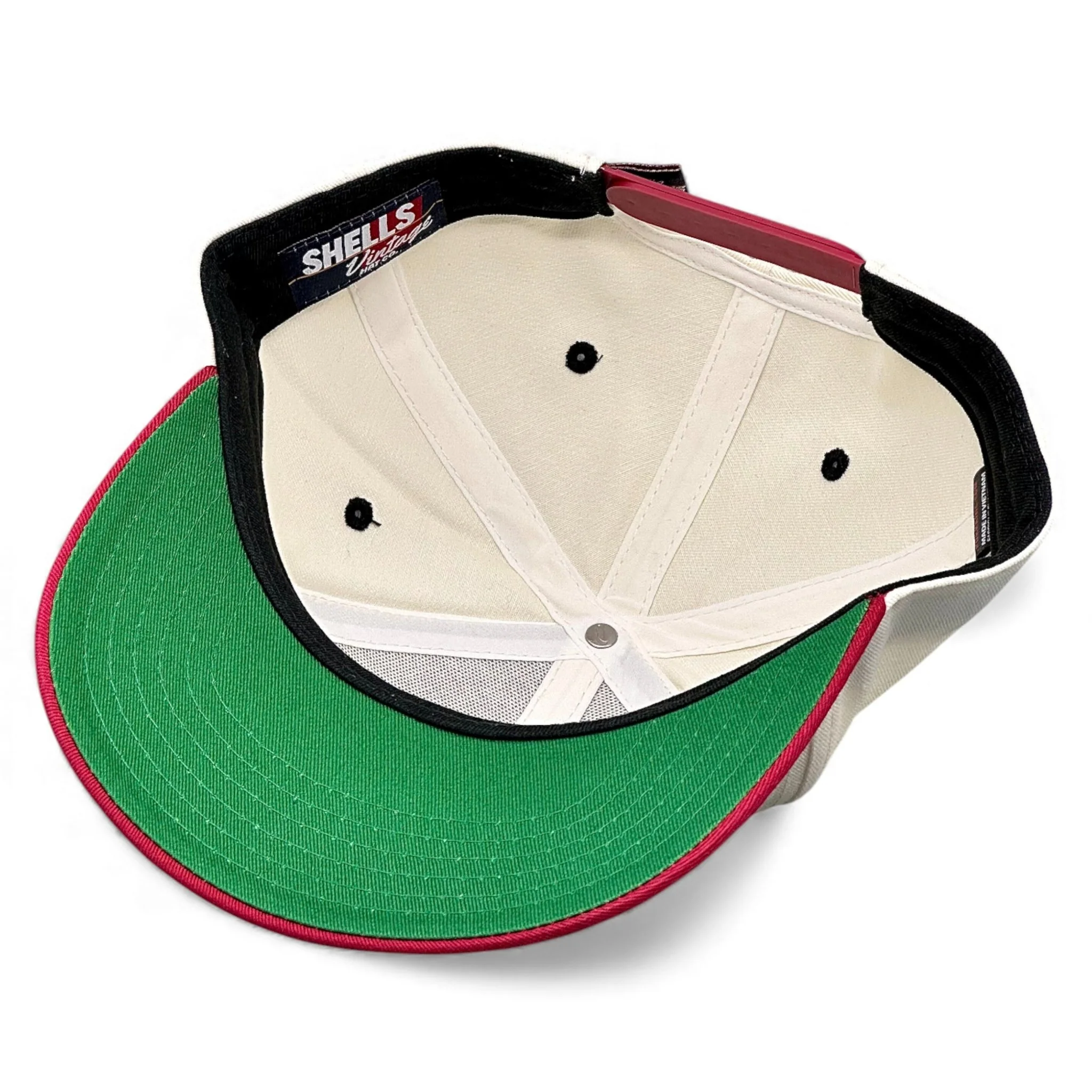 Nebraska Snapback - The Husker (Cream/Red) - Image 8