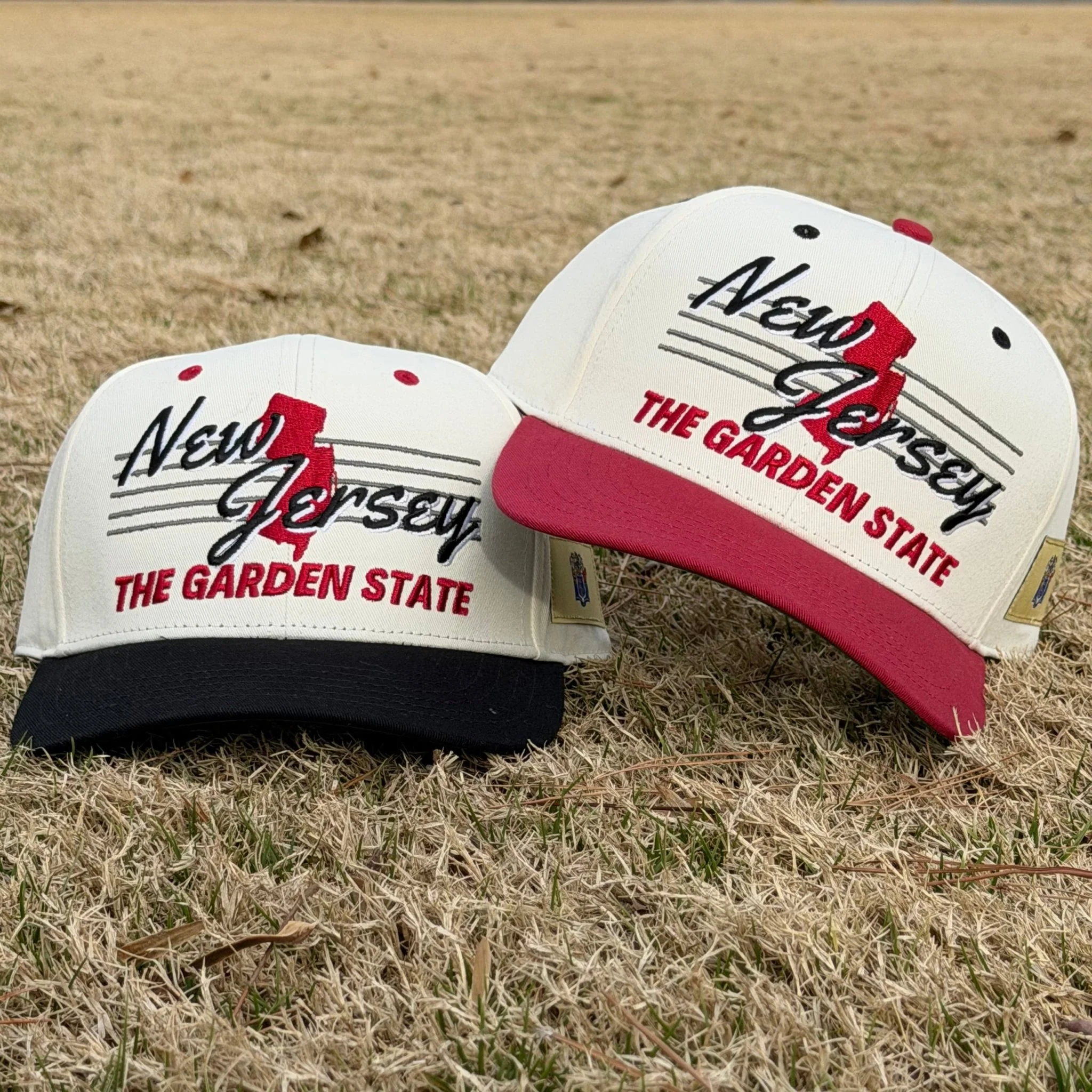 New Jersey Snapback - The Brodeur (Cream/Black) - Image 6