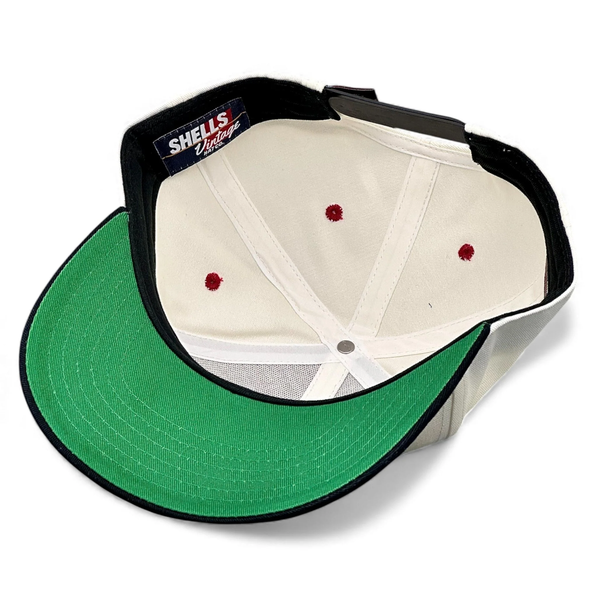 New Jersey Snapback - The Brodeur (Cream/Black) - Image 9