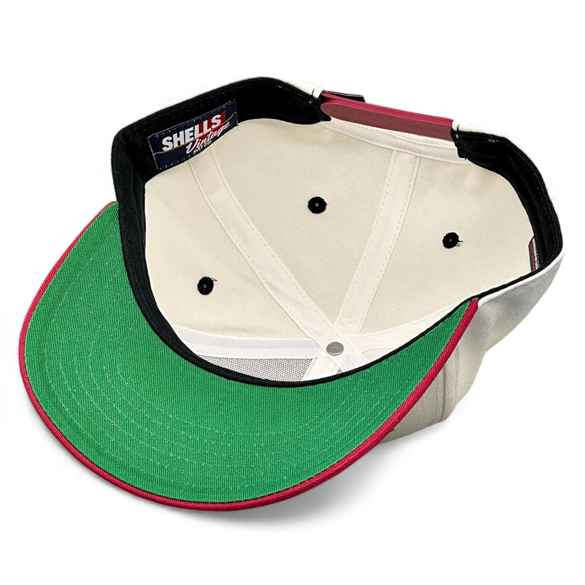 New Jersey Snapback - The Brodeur (Cream/Red) - Image 9