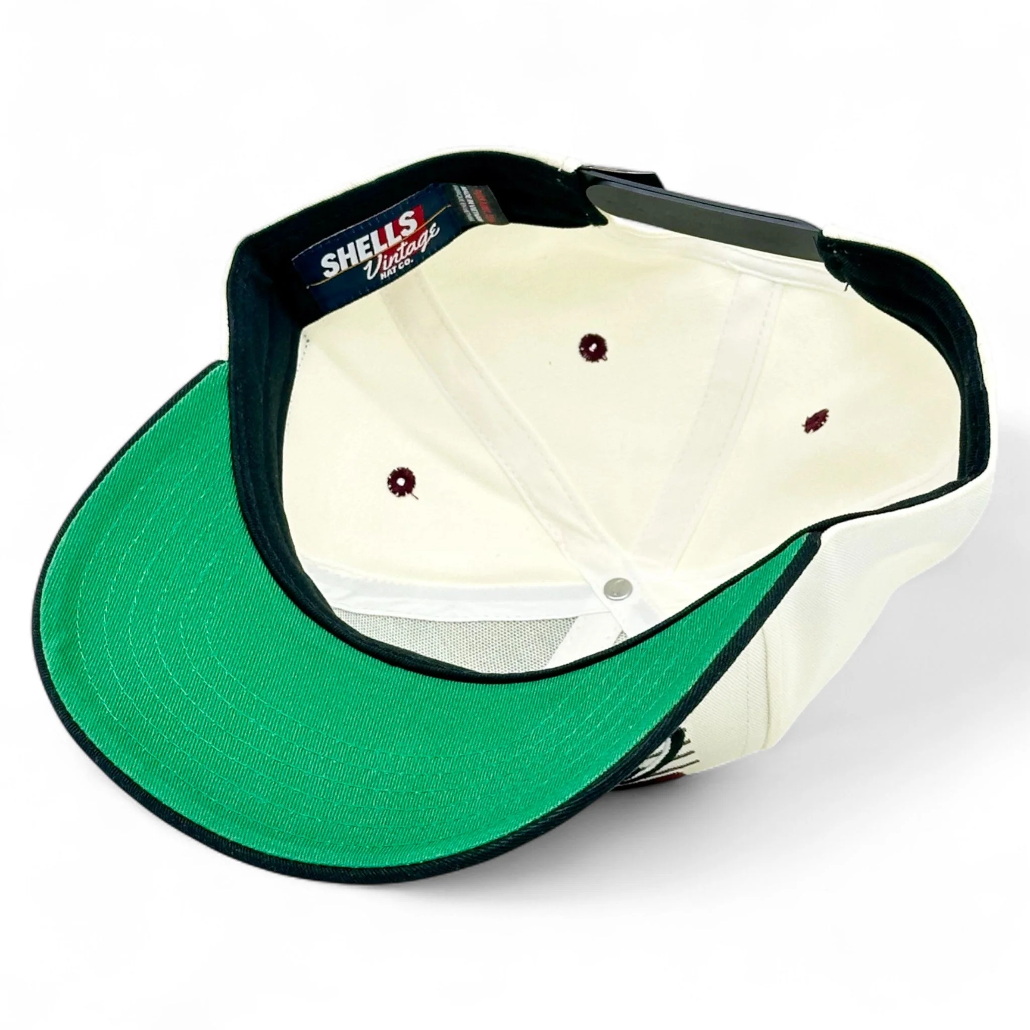 Oklahoma Snapback - The Bozworth (Cream/Black) - Image 8