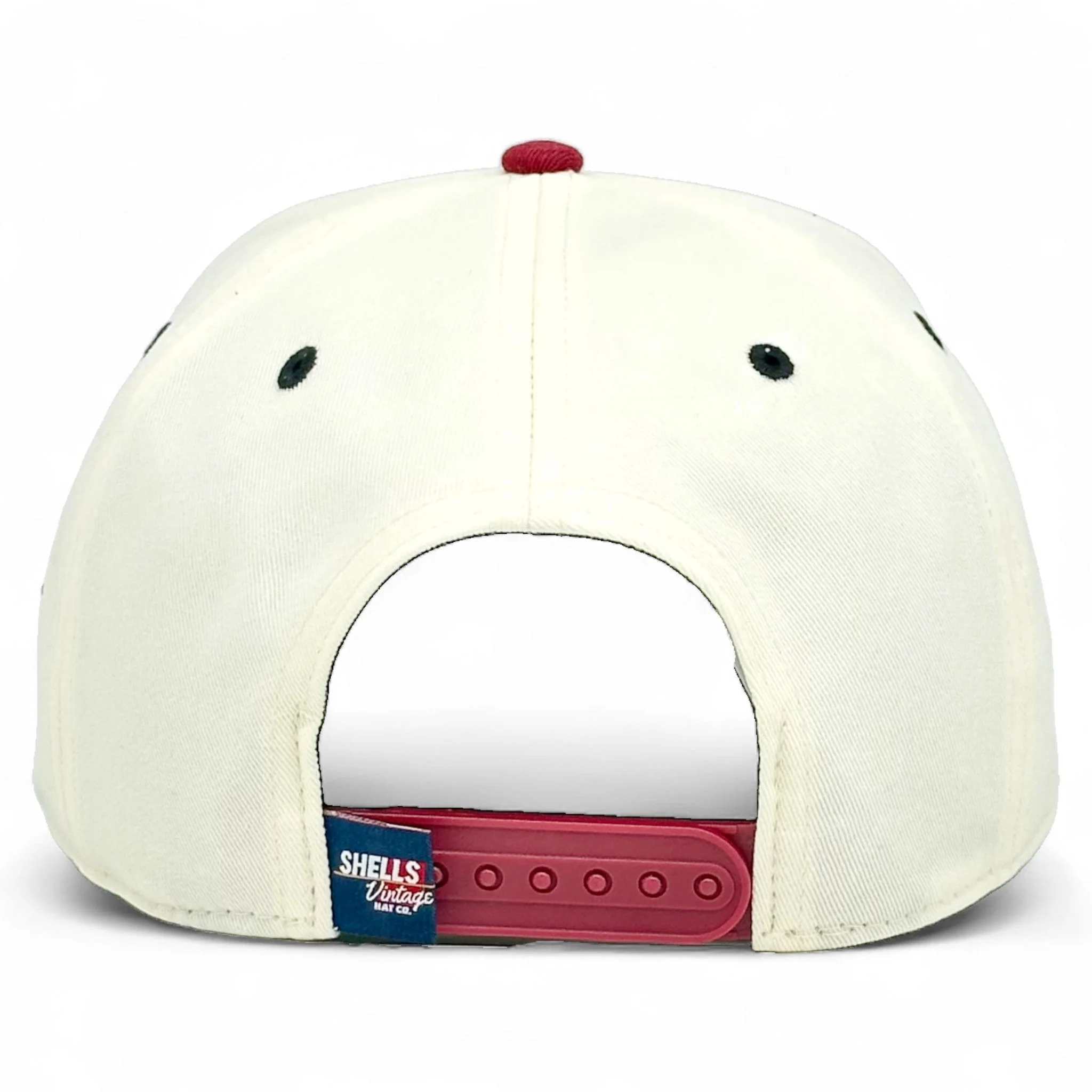 Oklahoma Snapback - The Bozworth (Cream/Crimson) - Image 7