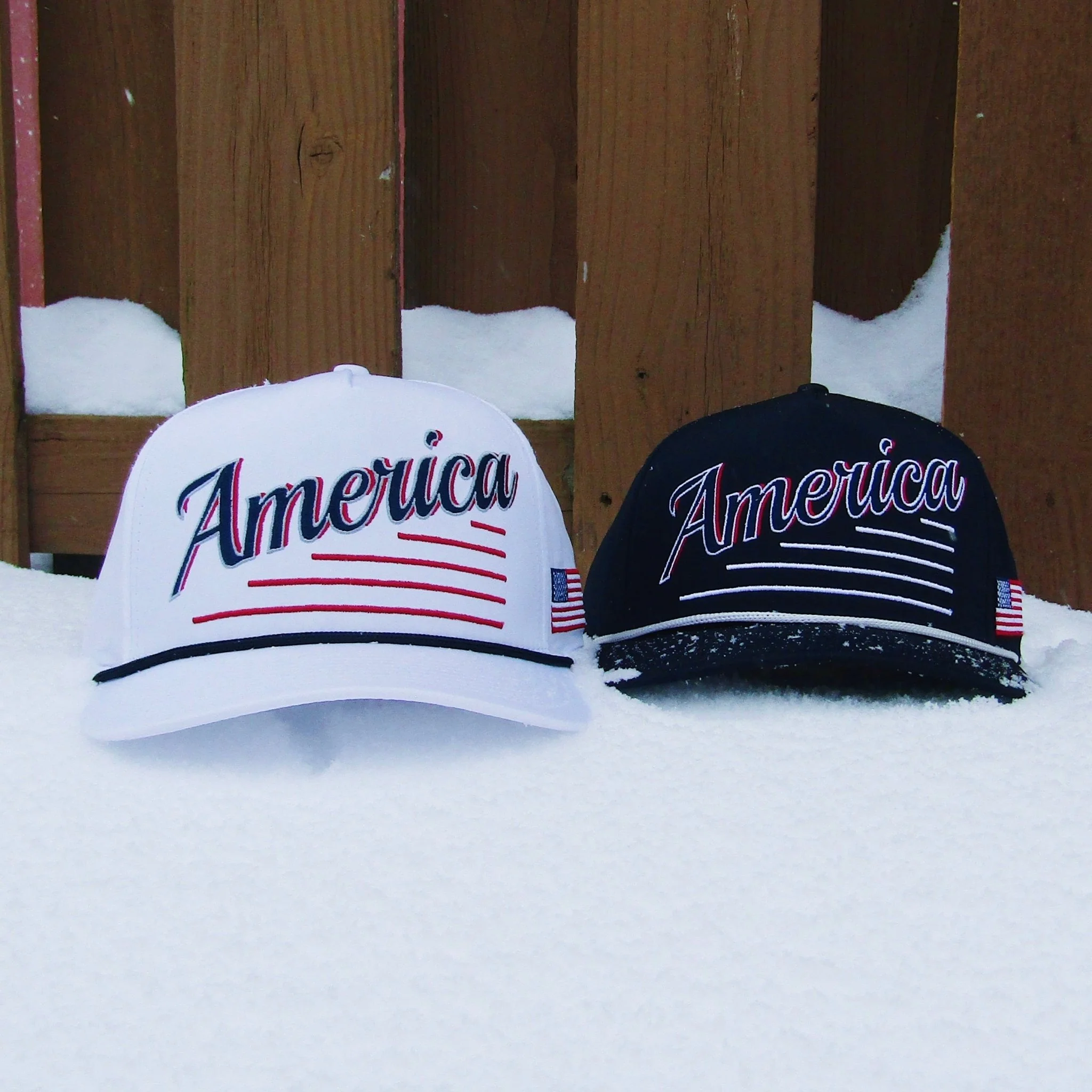 America Snapback - The Uncle Sam (White) - Image 4