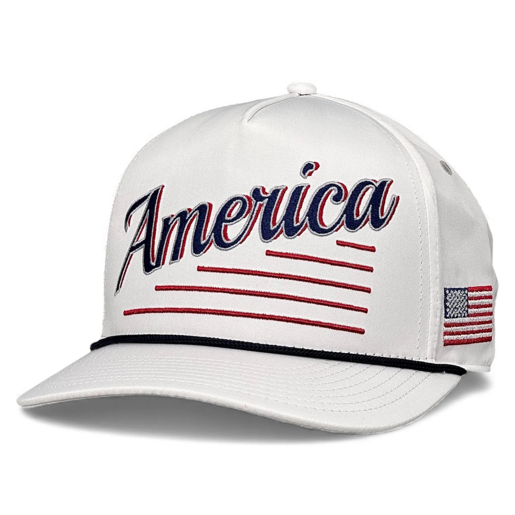 America Snapback - The Uncle Sam (White) - Image 5