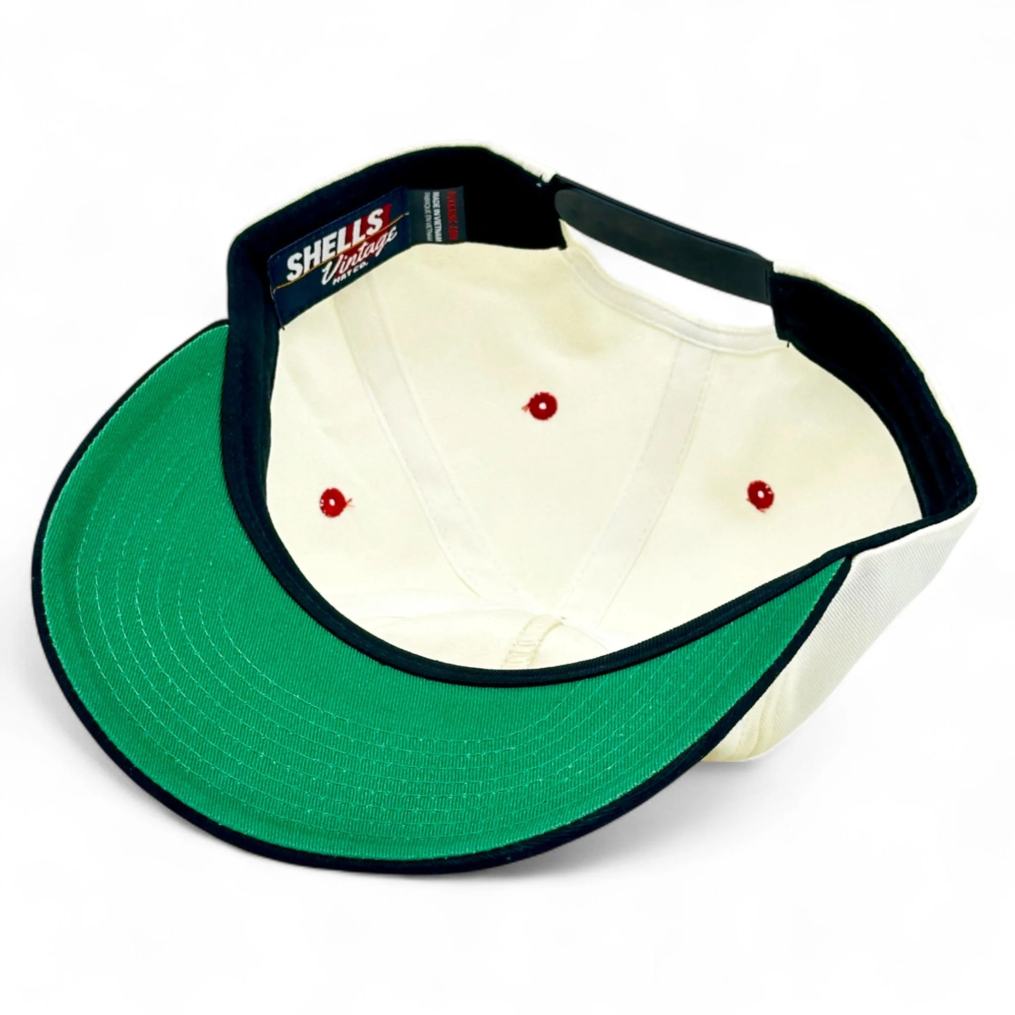 Cincinnati Snapback - The Charlie Hustle (Cream/Black) - Image 7