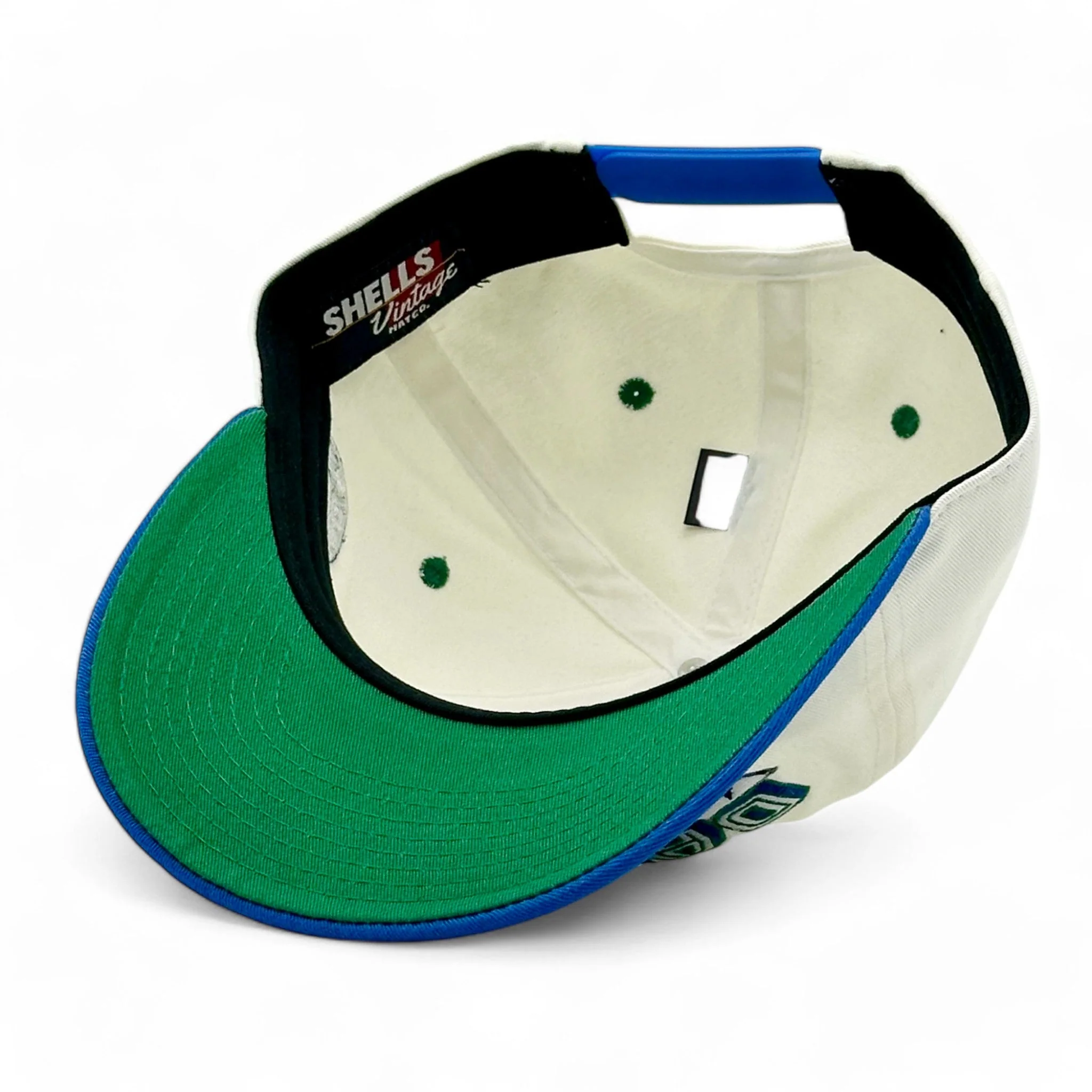 Dallas Snapback - The Dirk (Cream/Blue) - Image 7