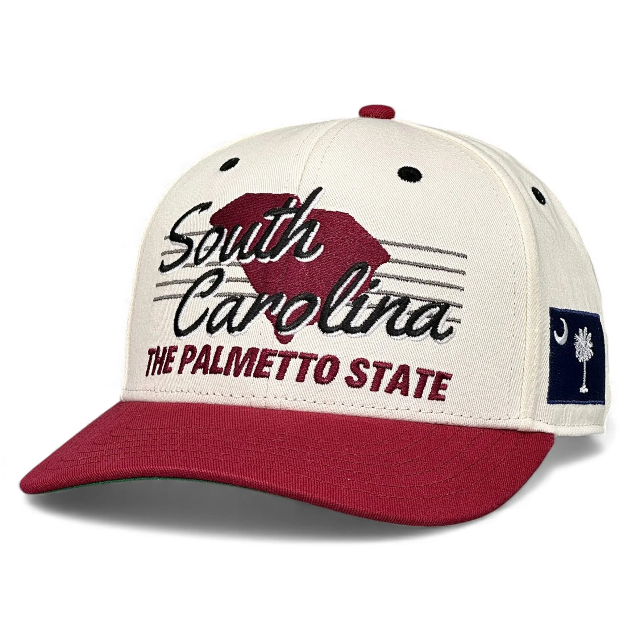 South Carolina Snapback - The Willy B (Cream/Garnet) - Image 5