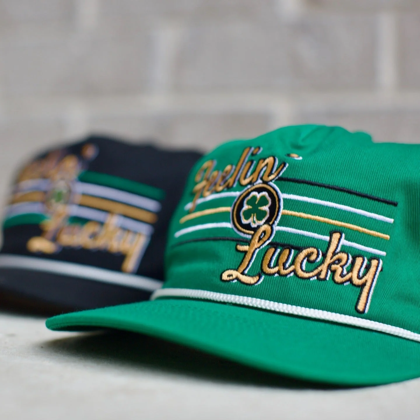 Feelin' Lucky Snapback (Green) - Image 3