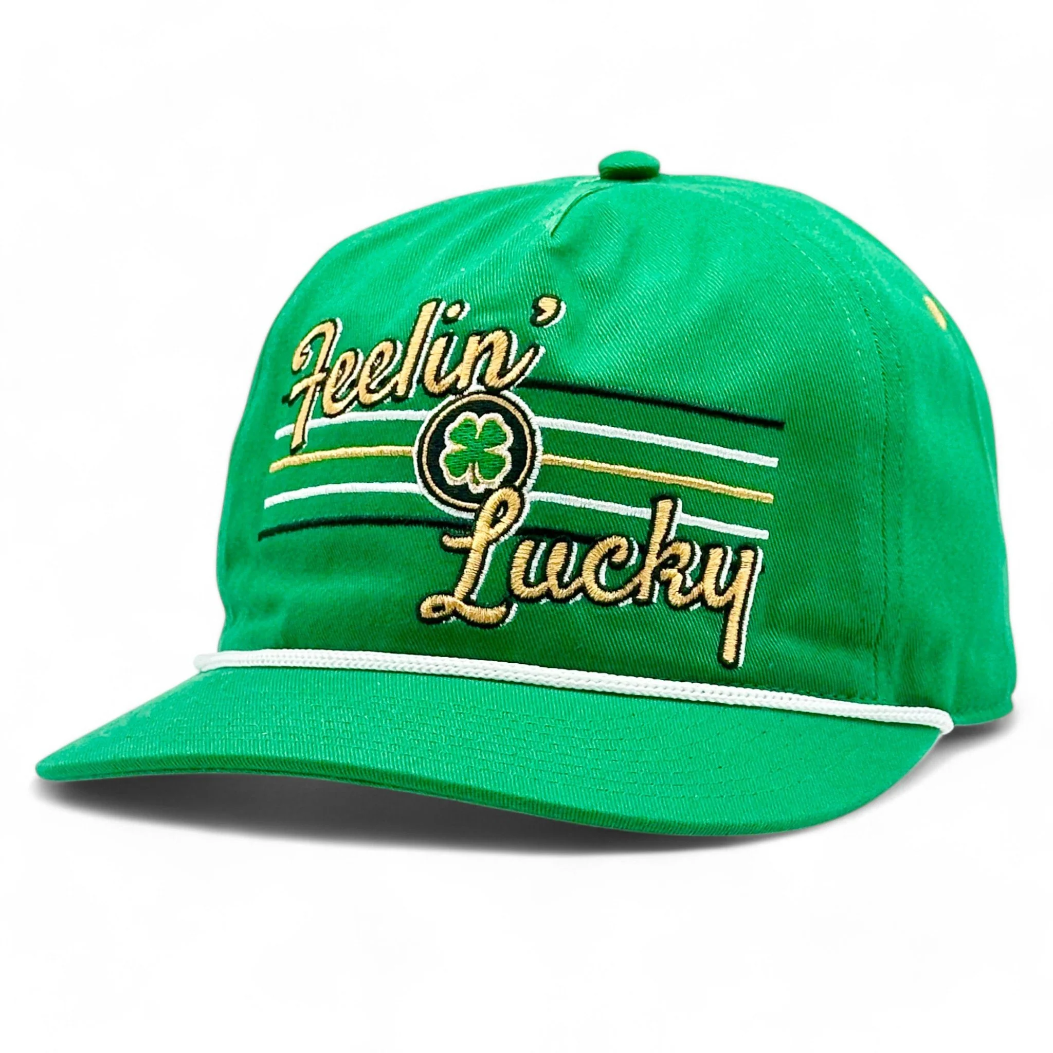 Feelin' Lucky Snapback (Green) - Image 4