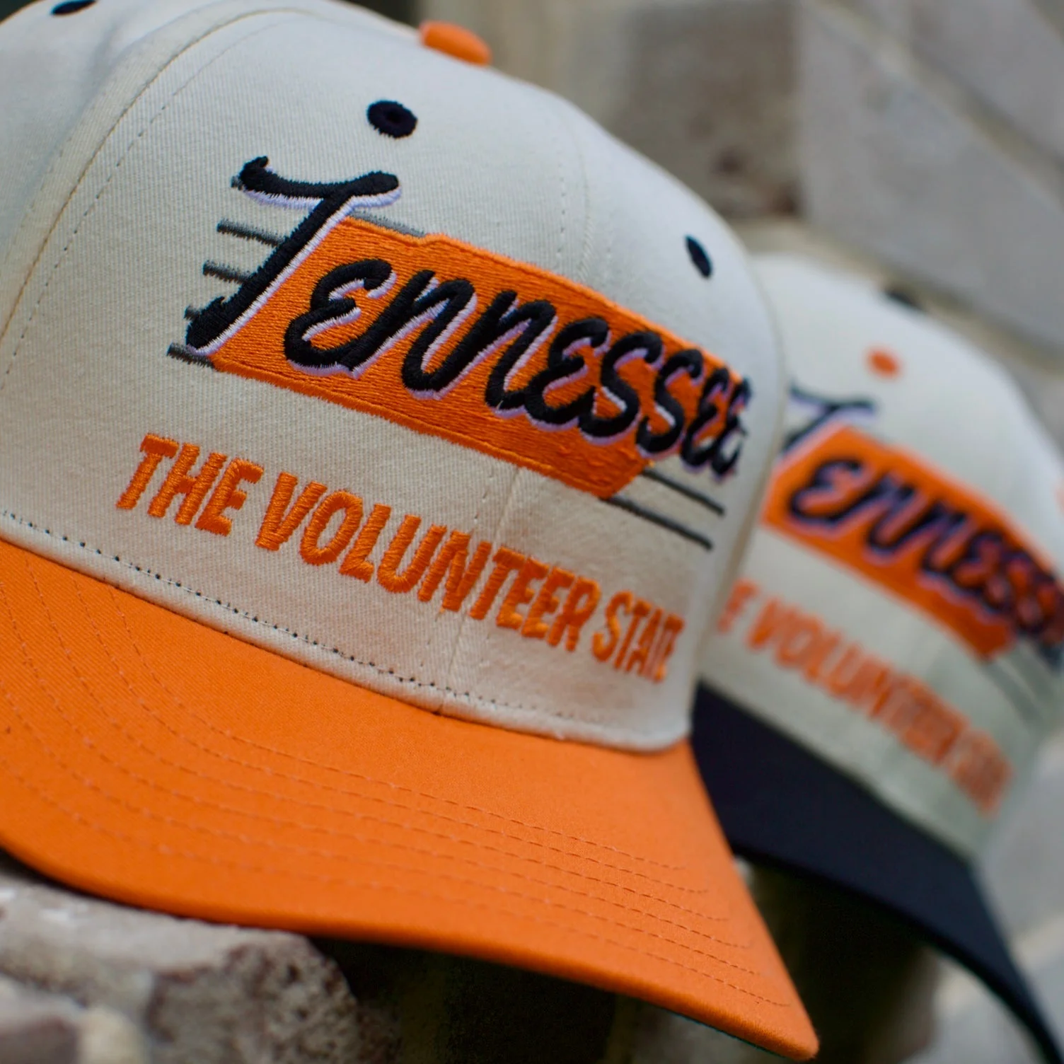 Tennessee Snapback - The Neyland (Cream/Orange) - Image 11