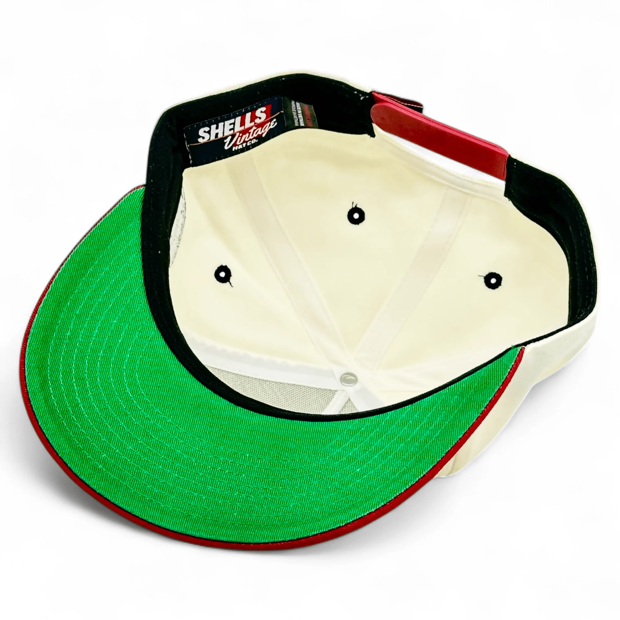 San Francisco Snapback - The Montana (Cream/Red) - Image 10