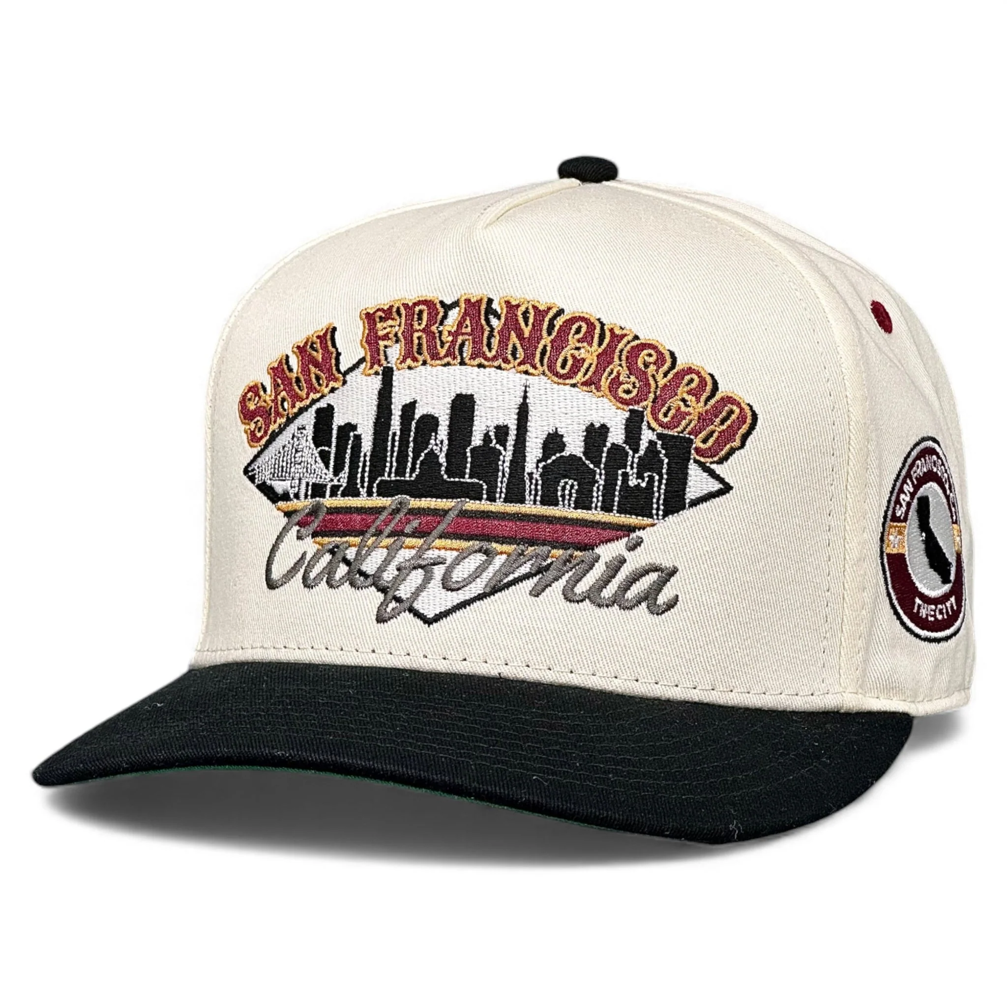San Francisco Snapback - The Montana (Cream/Black) - Image 5