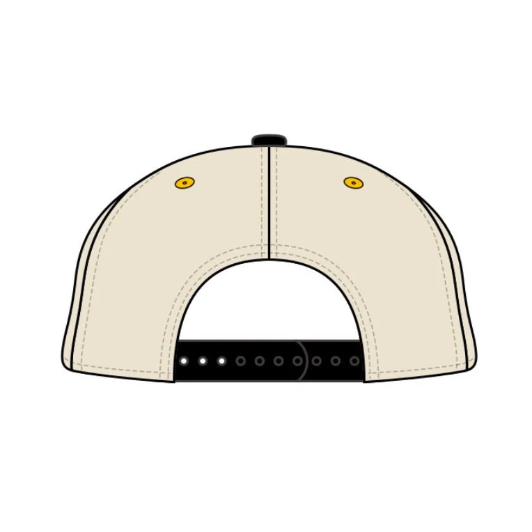 Southern California Snapback - The Trojan (Cream/Black) - Image 3