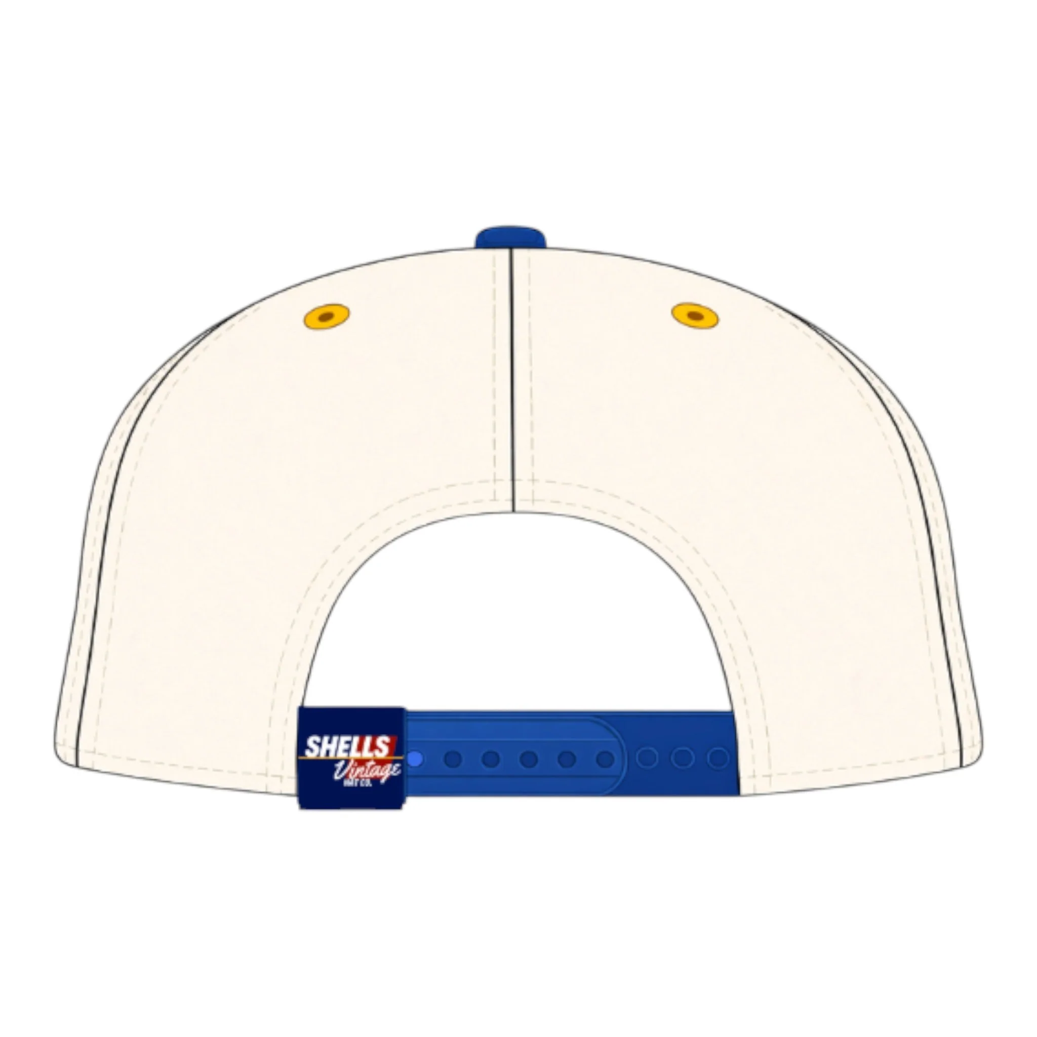 St. Louis Snapback - The Hull (Cream/Blue) - Image 3