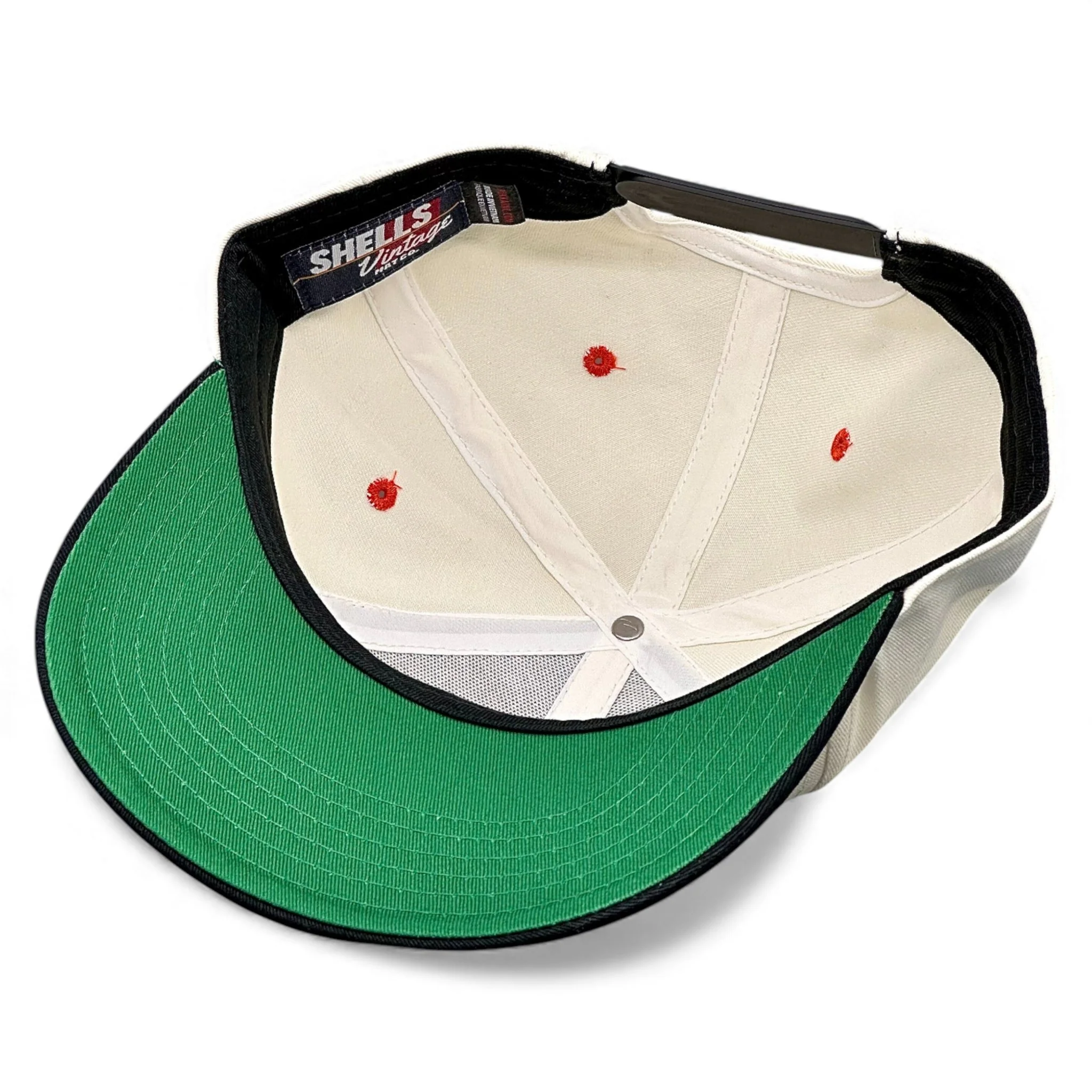 Texas Snapback - The Longhorn (Cream/Black) - Image 8