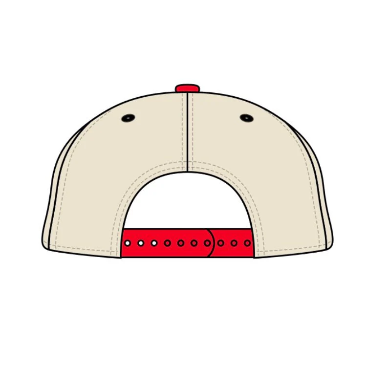 Utah Snapback - The Ute (Cream/Red) - Image 3