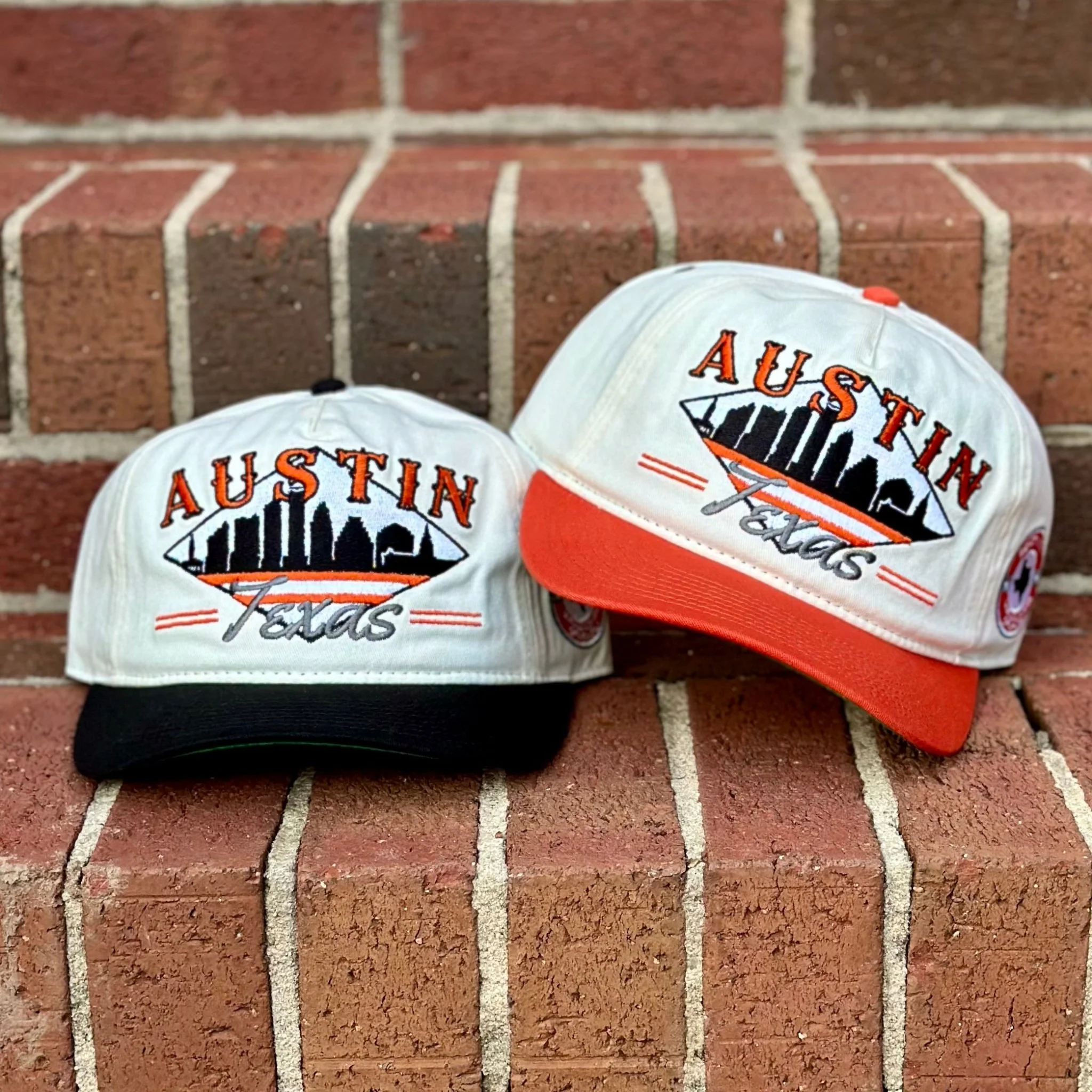 Austin Snapback - The Silicon Hills (Cream/Black) - Image 4
