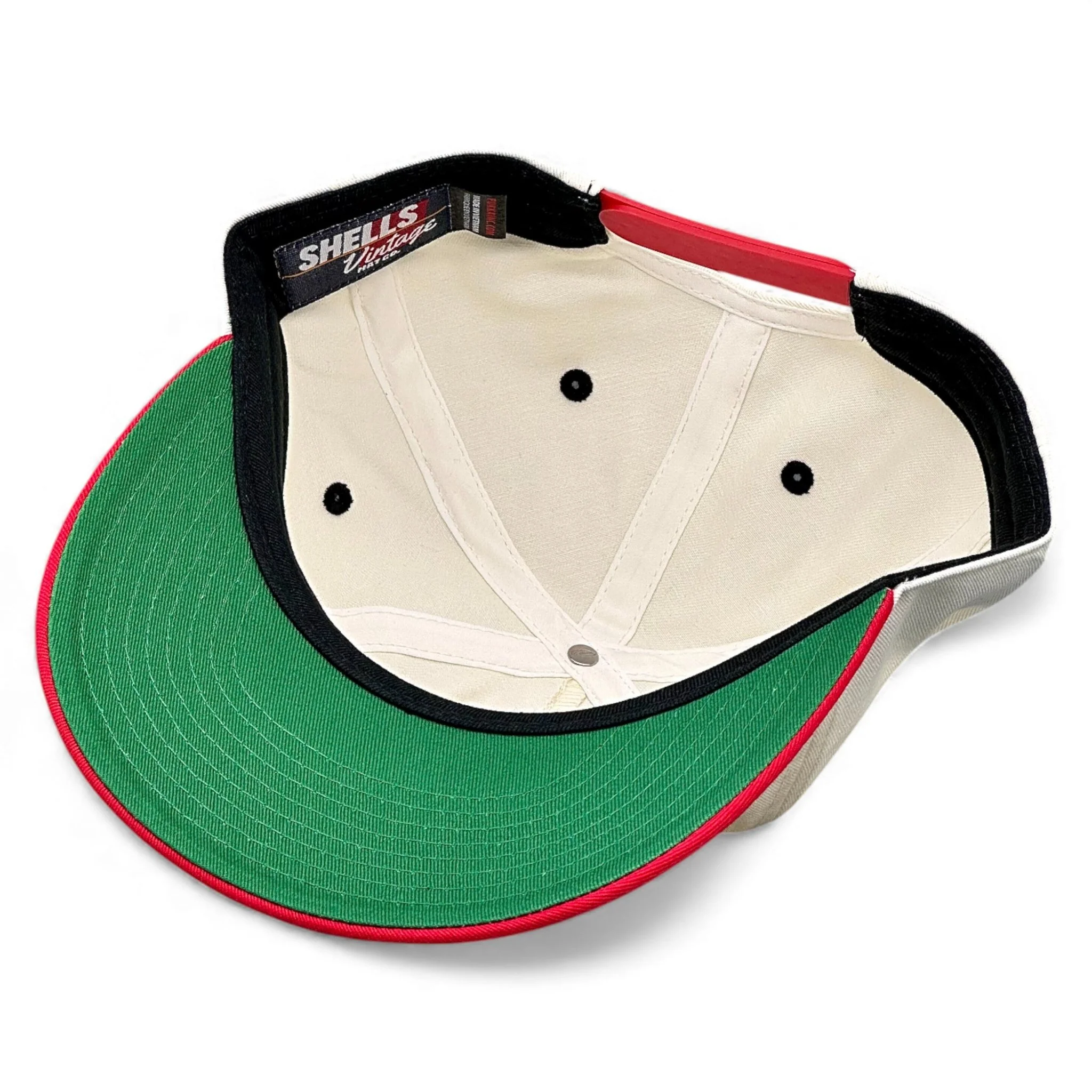 Cincinnati Snapback - The Charlie Hustle (Cream/Red) - Image 7