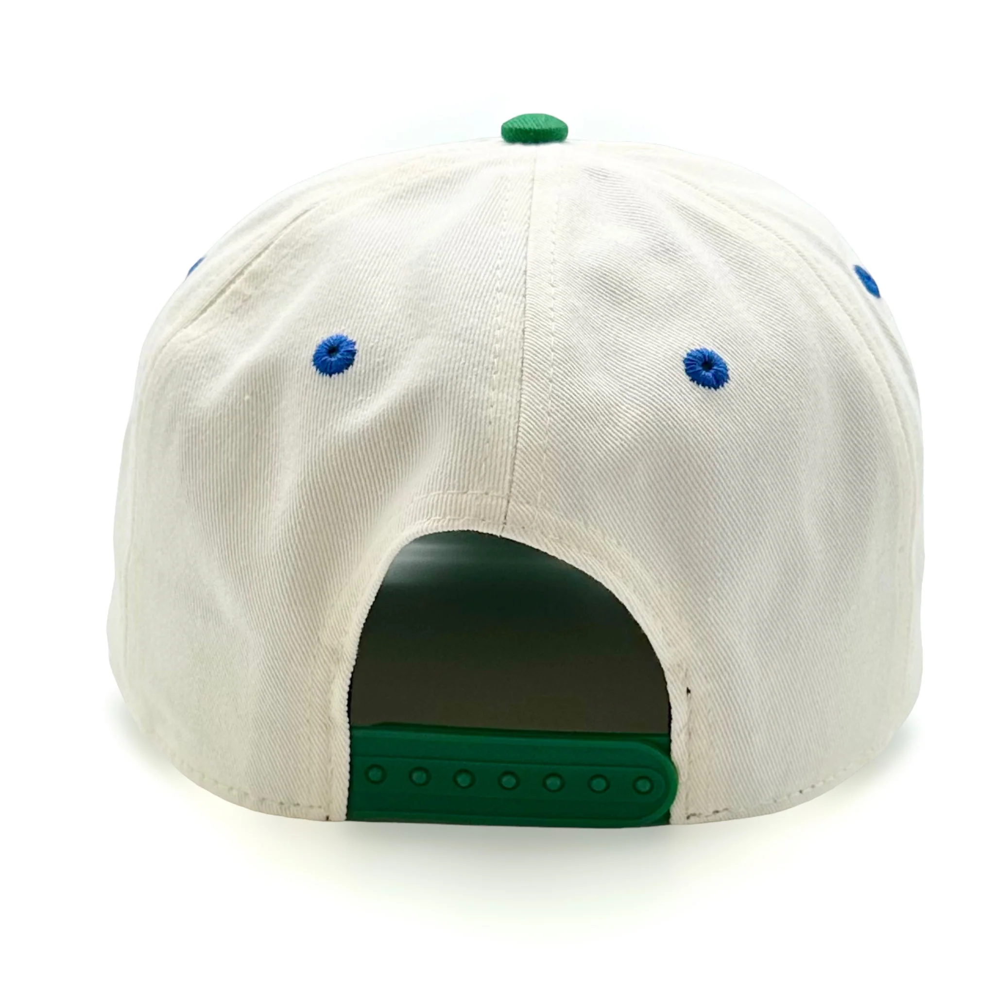 Dallas Snapback - The Dirk (Cream/Green) - Image 6