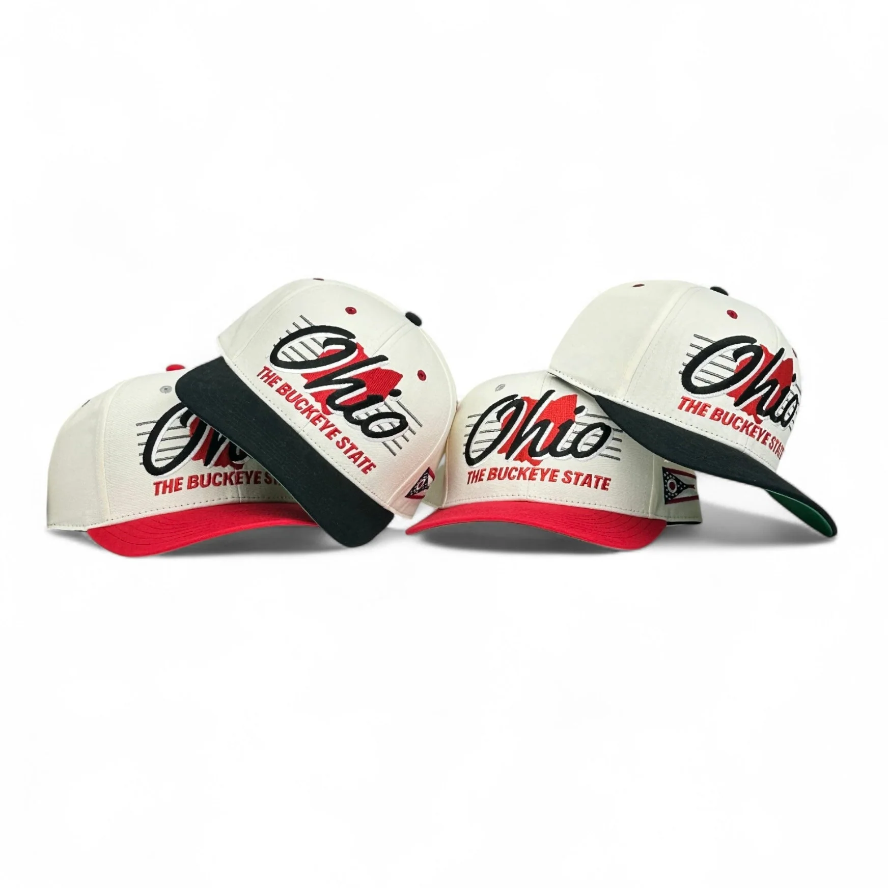 Ohio Snapback - The Horseshoe (Cream/Black) - Image 8