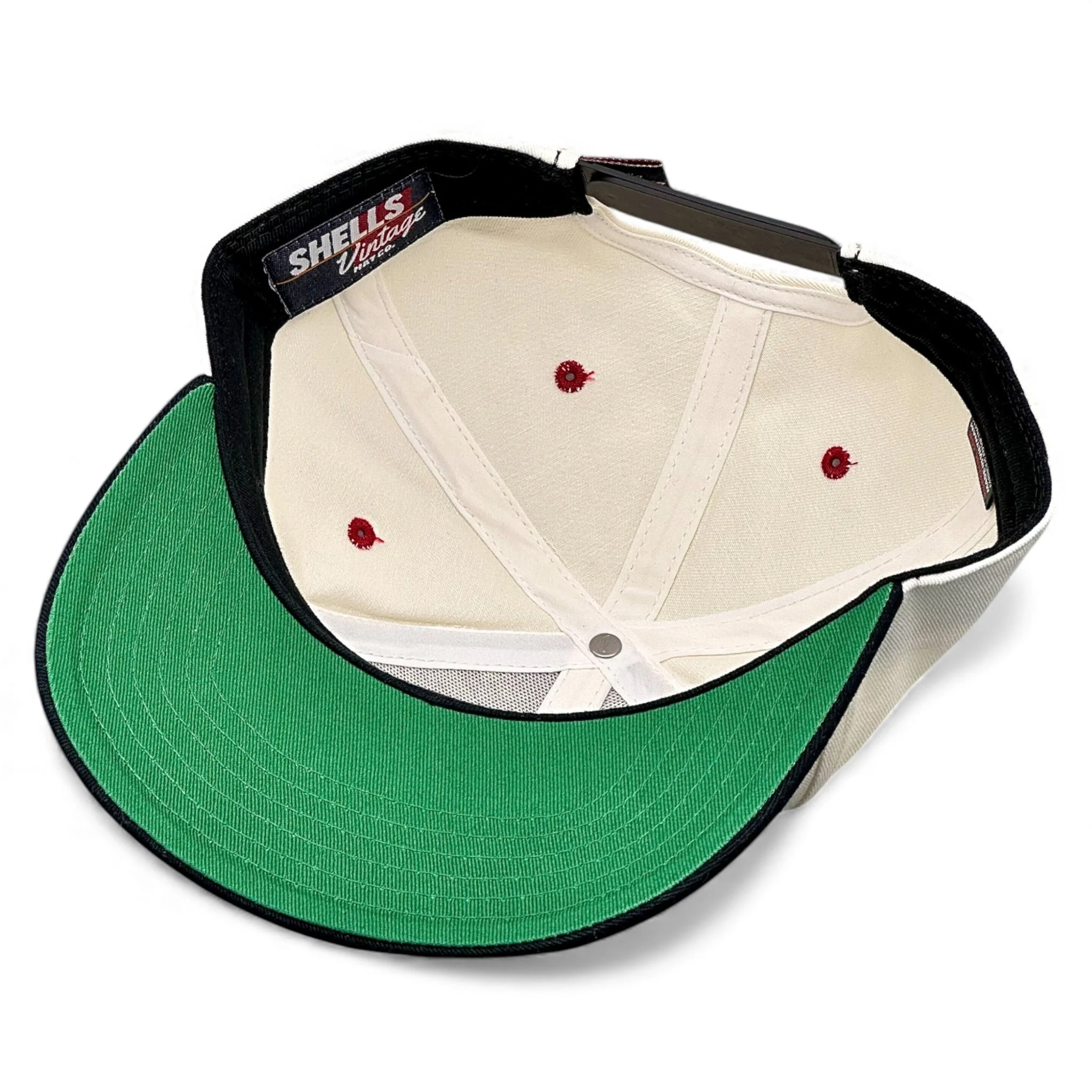 Ohio Snapback - The Horseshoe (Cream/Black) - Image 9